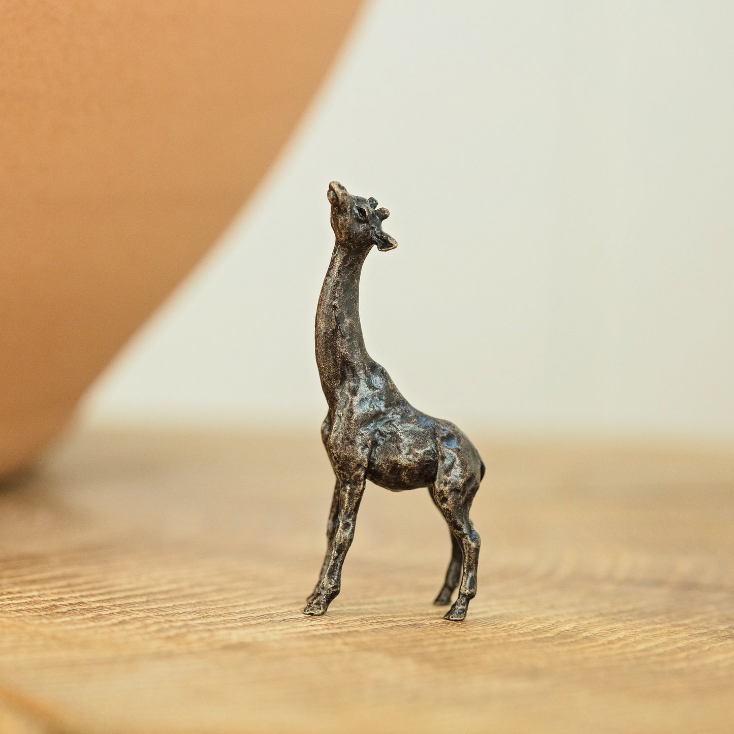 Miniature Bronze Sculpture - Giraffe