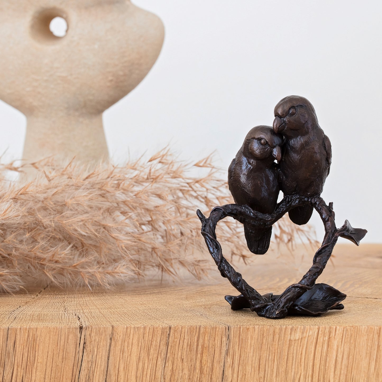 LIMITED EDITION Bronze Sculpture - Lovebirds