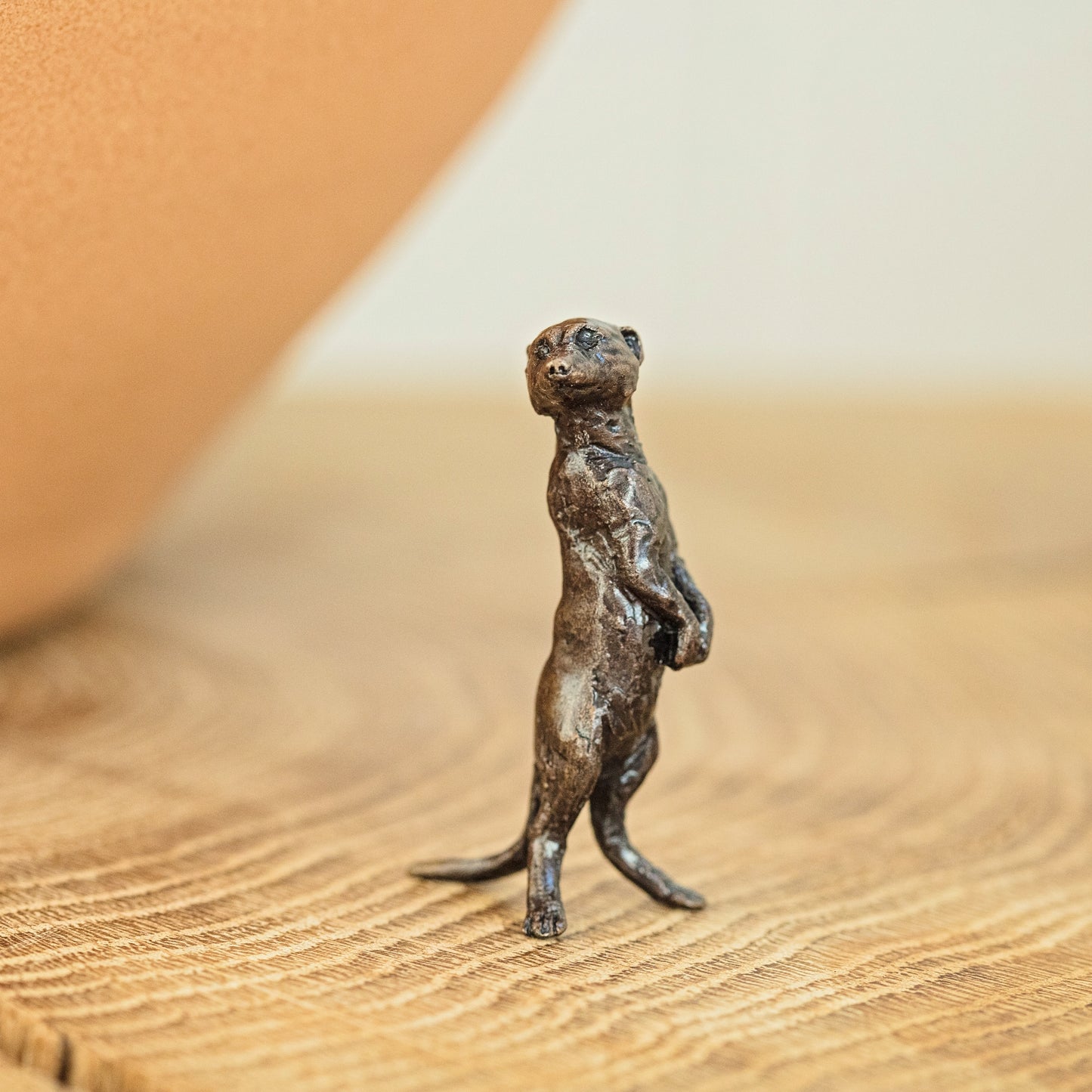 Miniature Bronze Sculpture - Meerkat