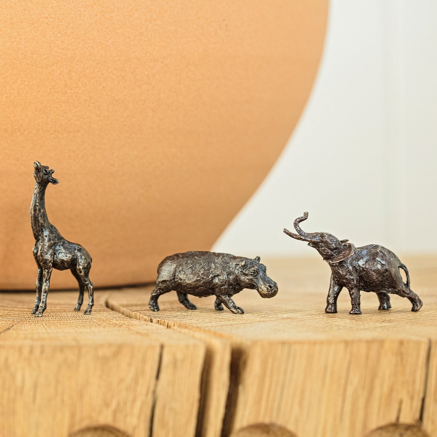 Miniature Bronze Sculpture - Hippo