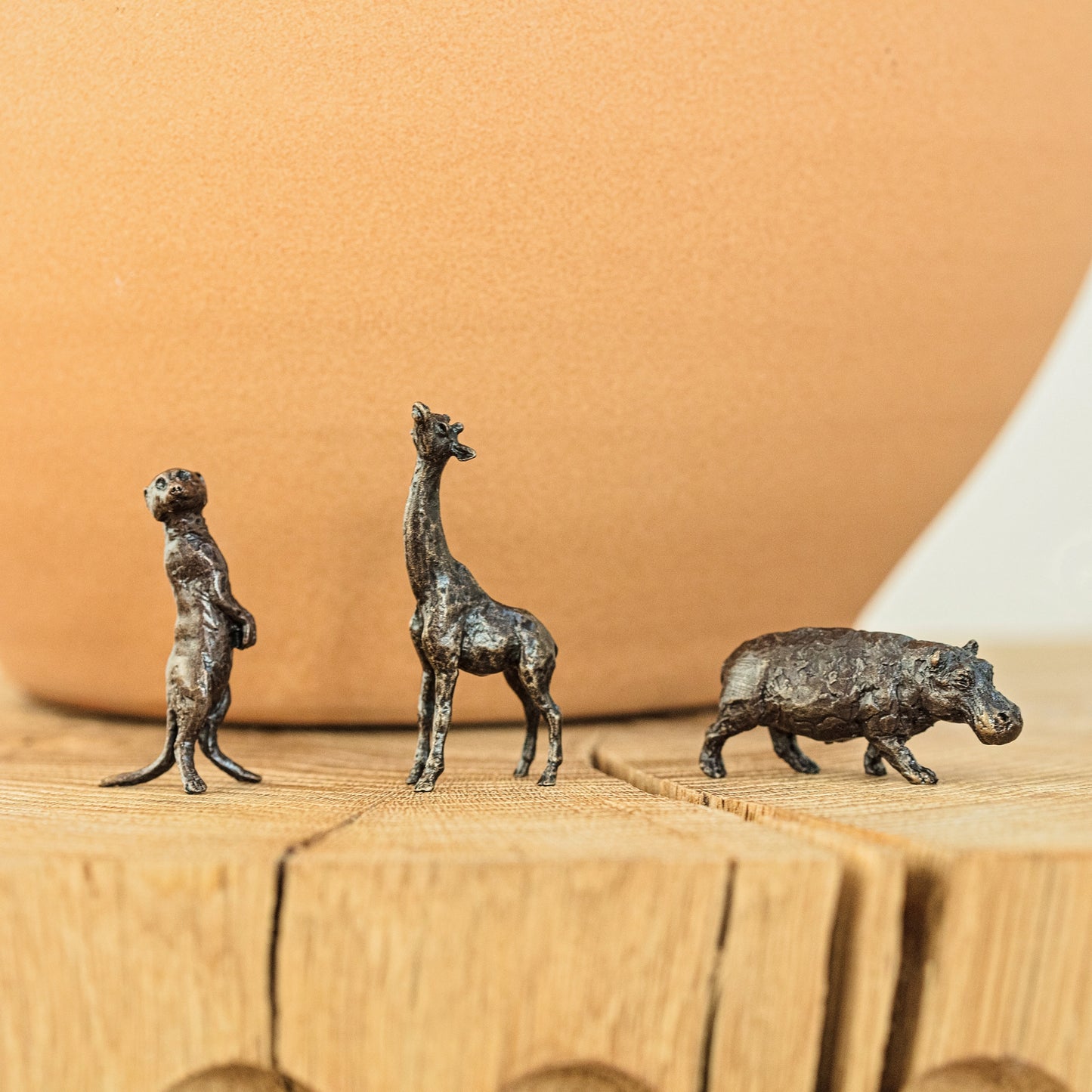 Miniature Bronze Sculpture - Hippo