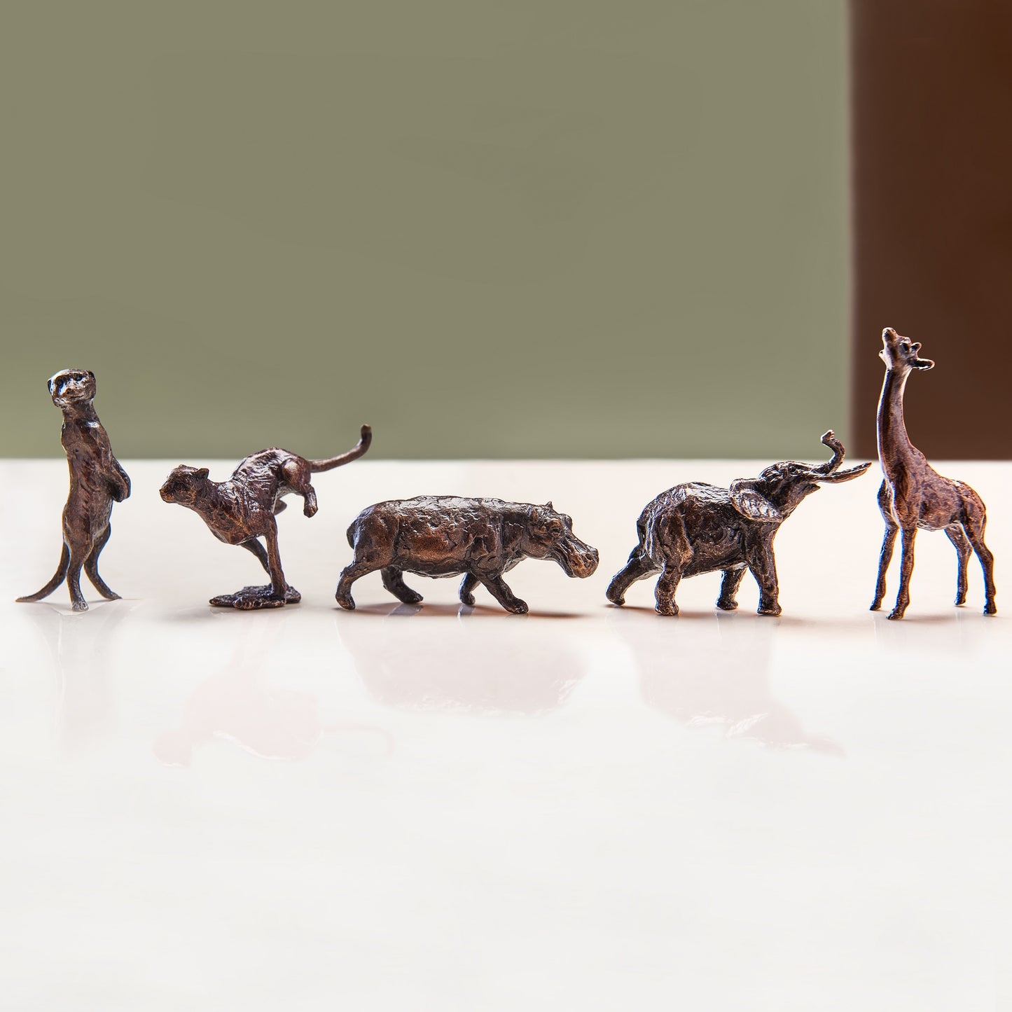 Miniature Bronze Sculpture - Giraffe