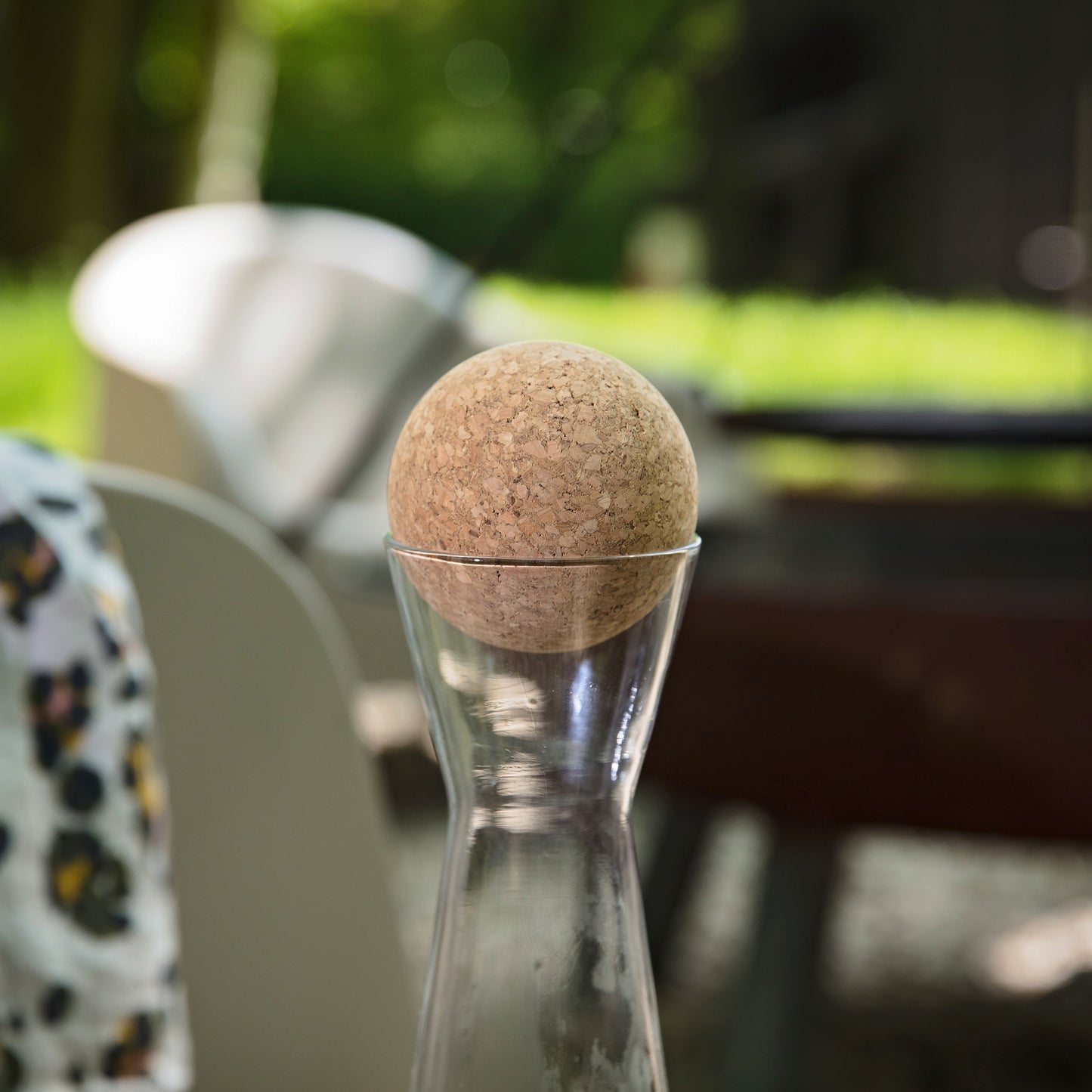 Wine Carafe with Cork Stopper & Coaster - Personalised