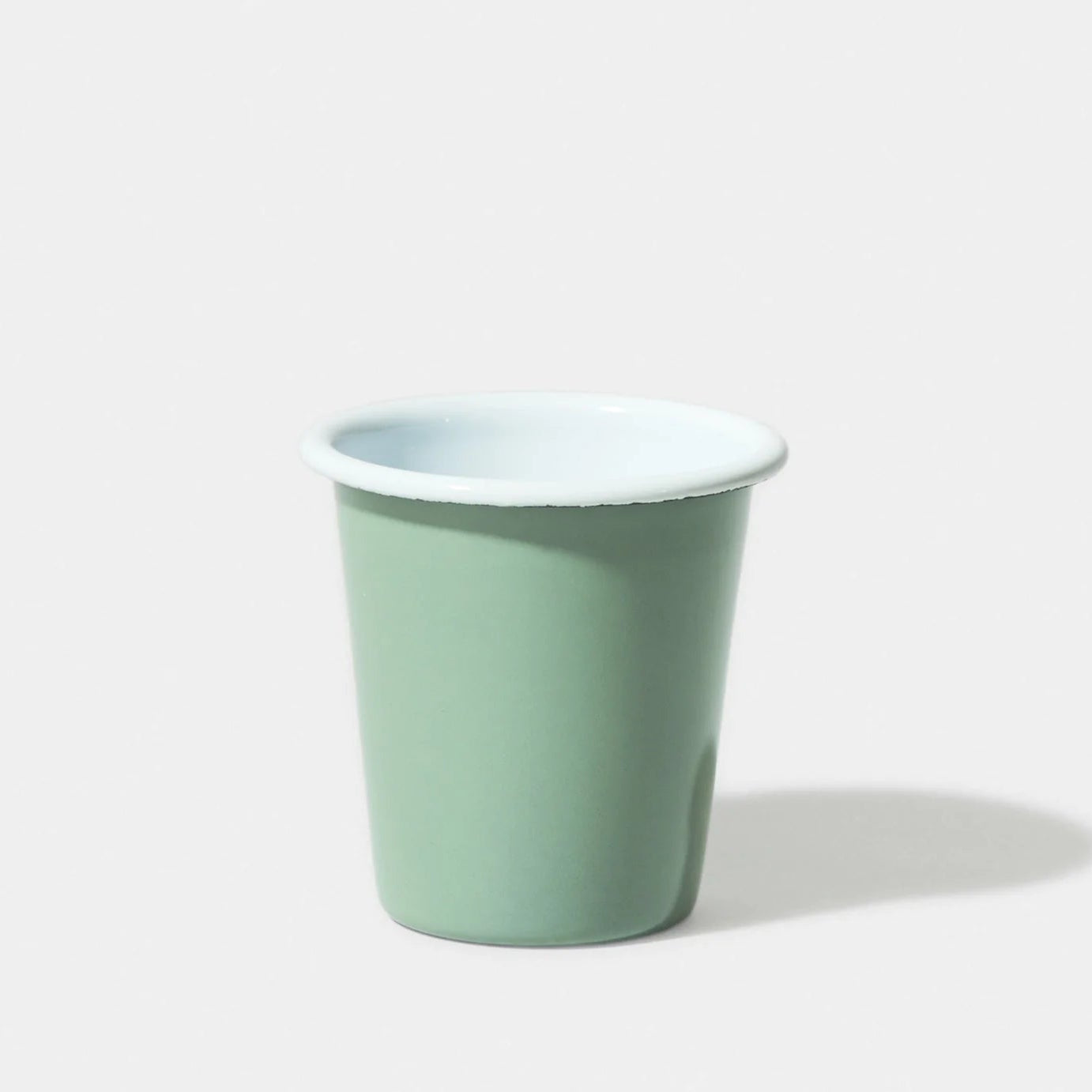 Falcon enamel tumbler in Tarragon green. Gift individually or as a set.