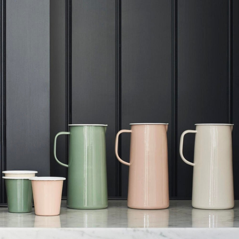Falcon enamel tumbler in Marie Rose pink. Gift individually or as a set.