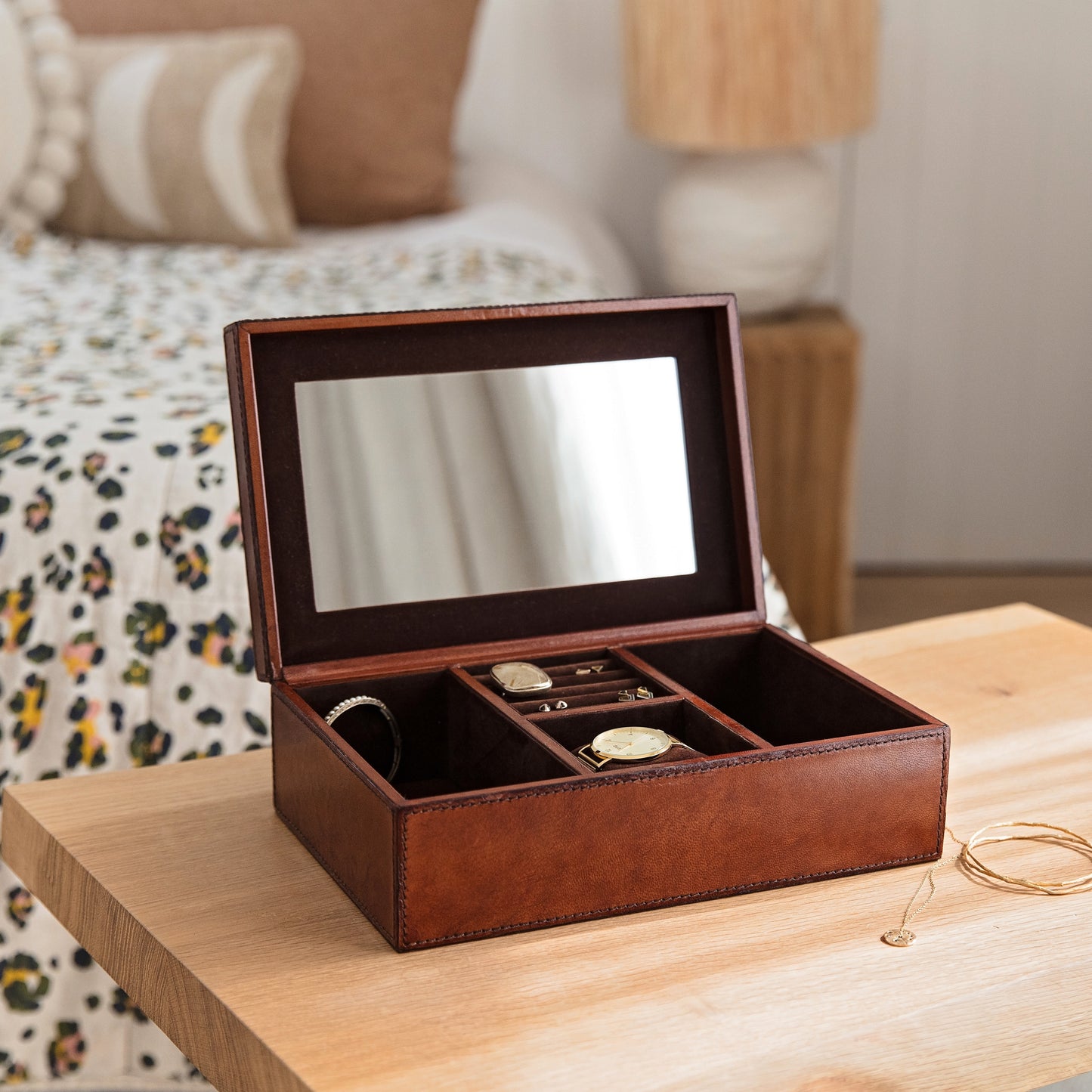 Leather Jewellery Box For Her