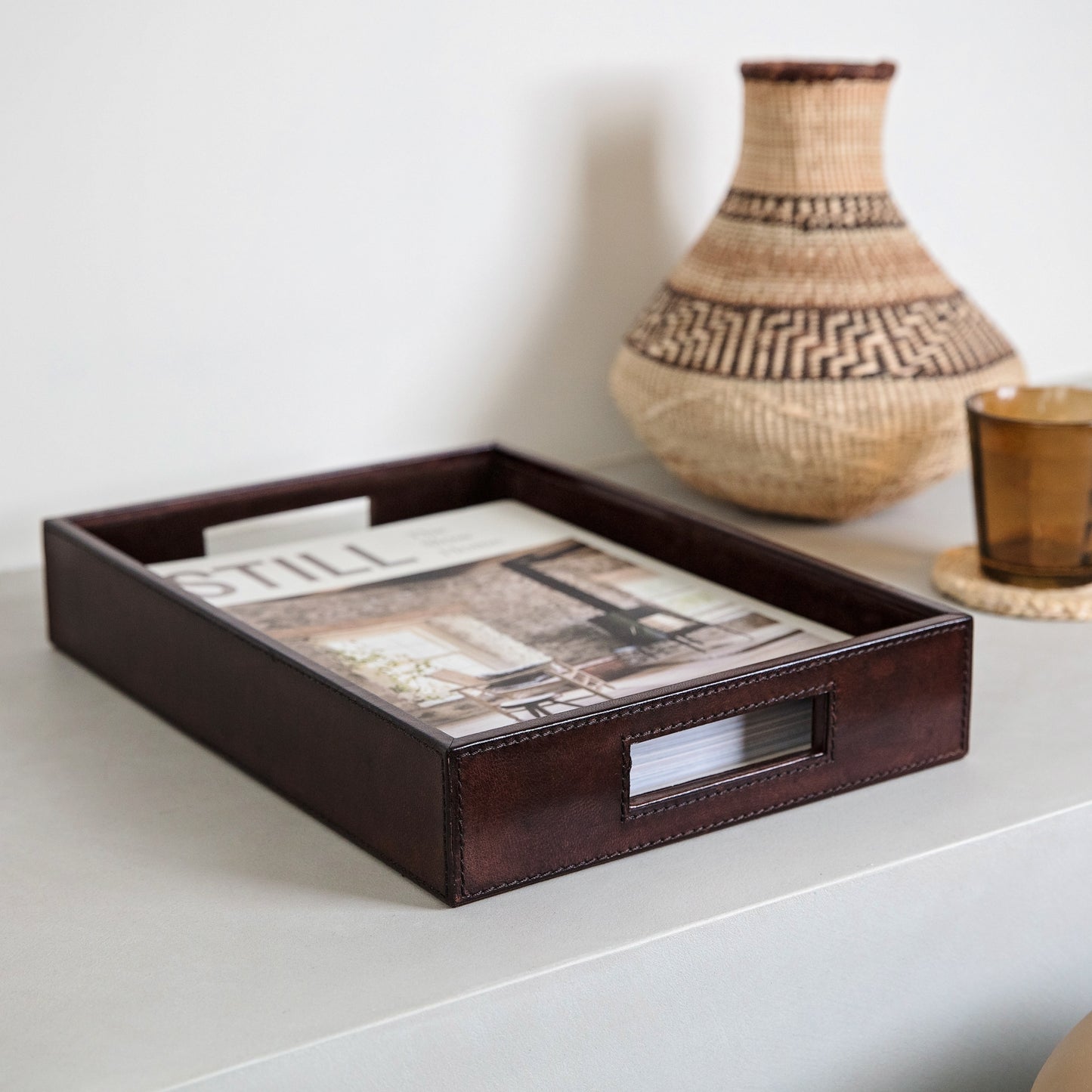 Luxury Desk Accessories Set - Brown