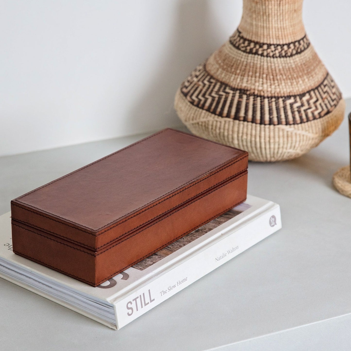 Leather Desk Set, Stamford - Tan