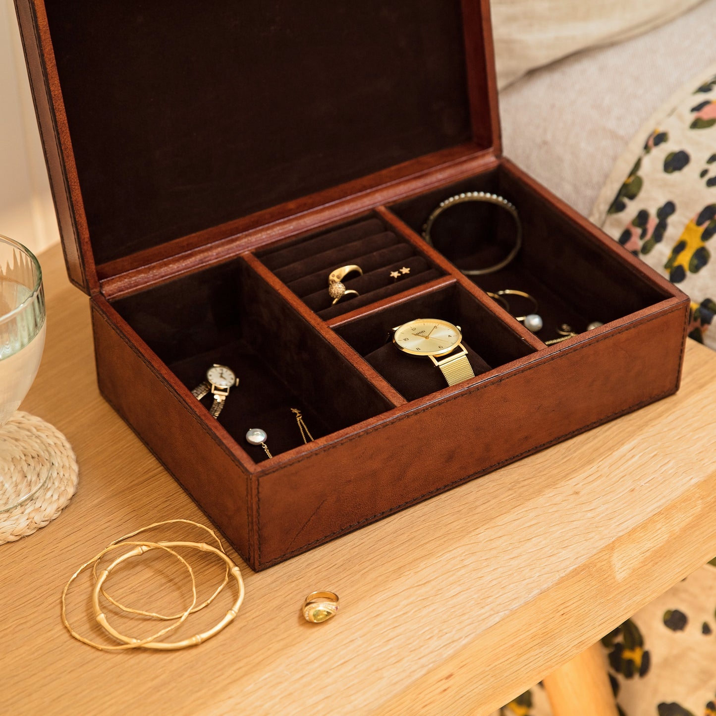 Leather Jewellery Box For Her