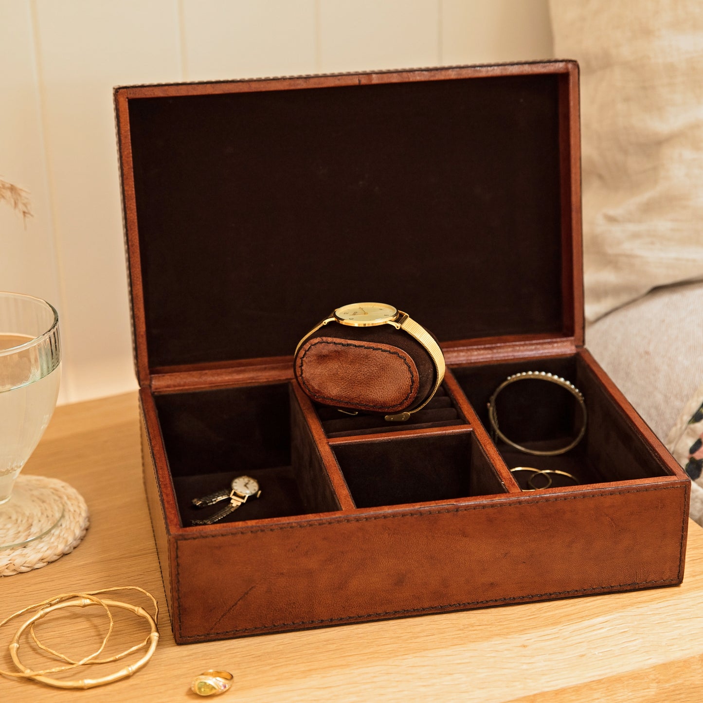Leather Jewellery Box For Her