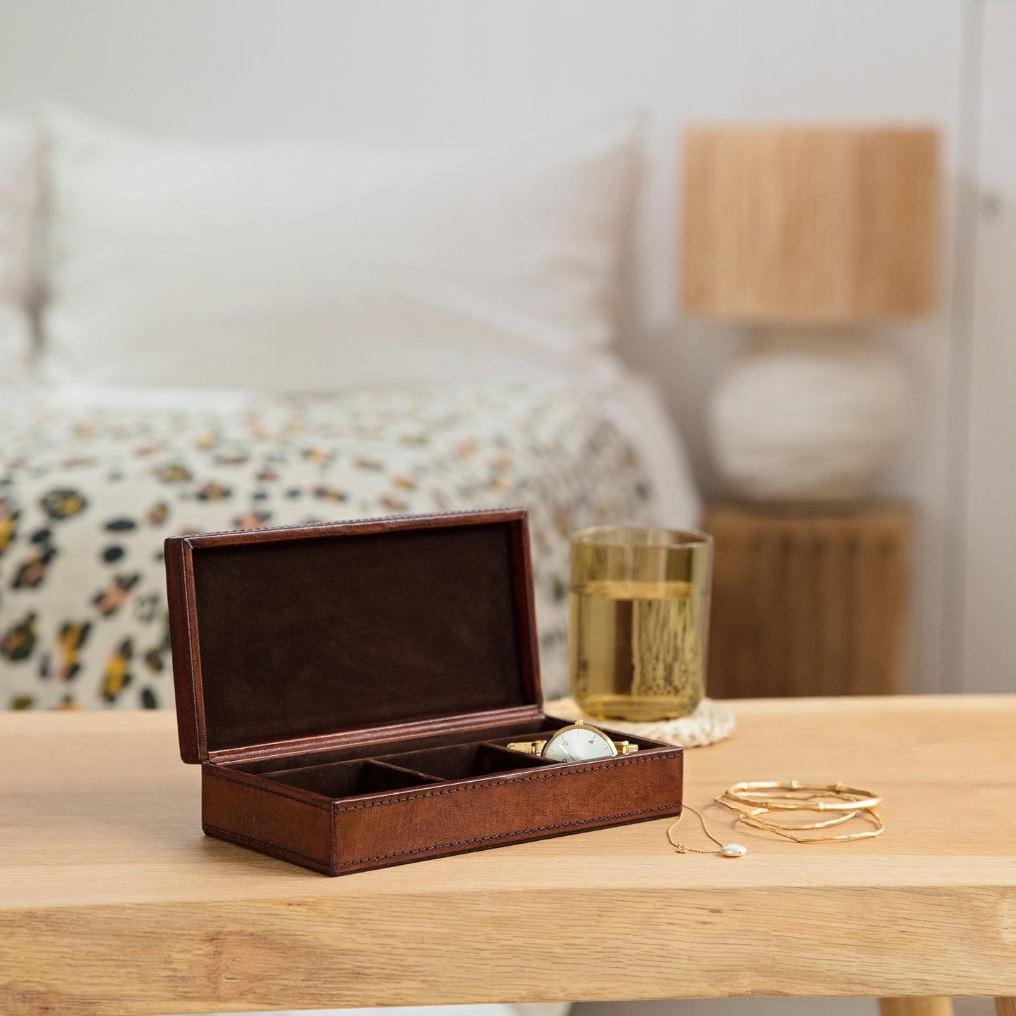 Leather Jewellery Box - Classic