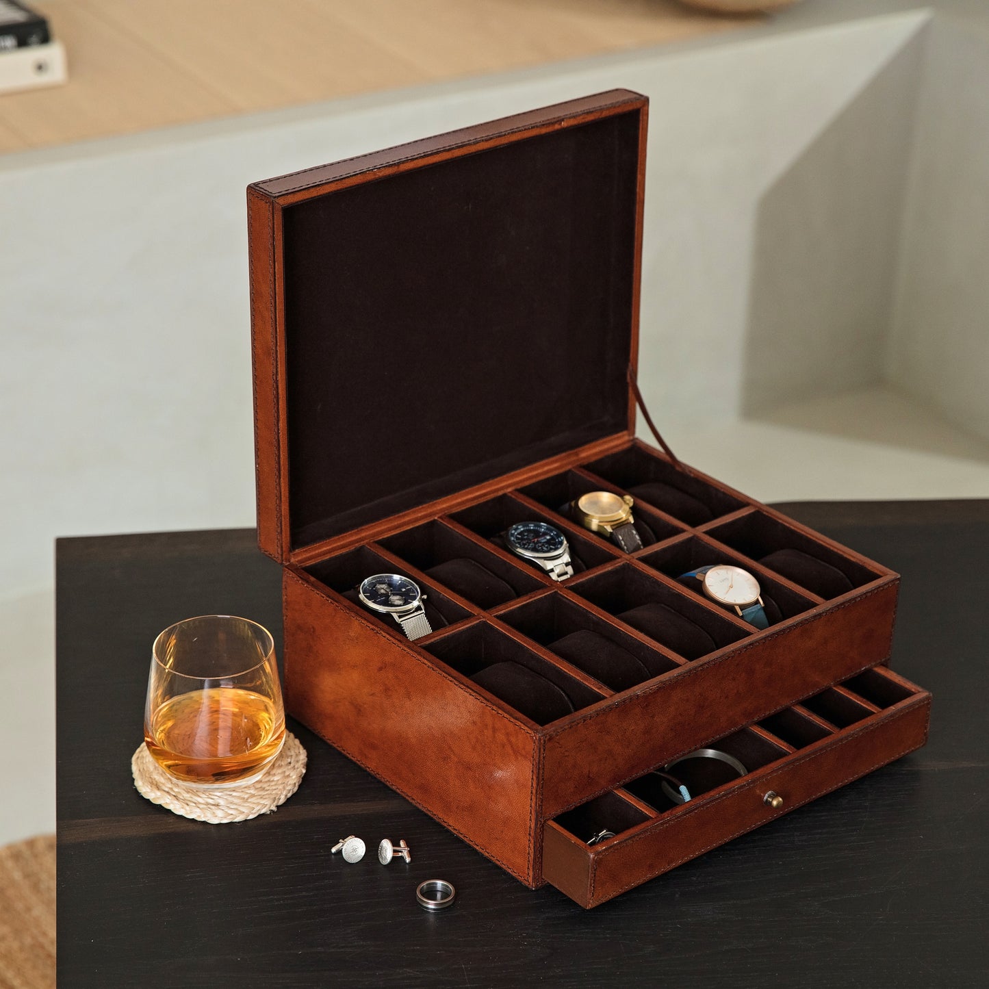 
                  
                    Men's Jewellery & Watch Box - Large
                  
                