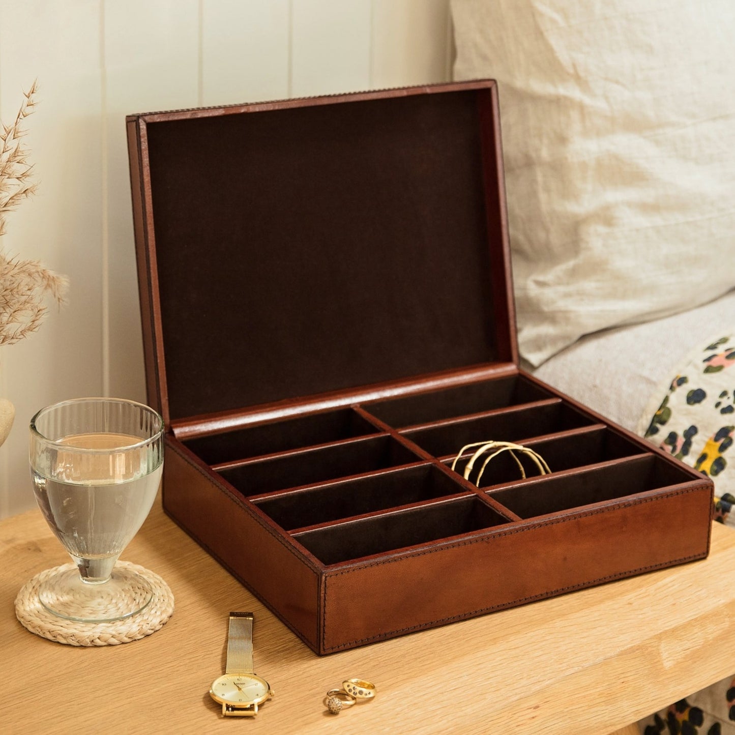 
                  
                    Leather Jewellery Storage Box
                  
                