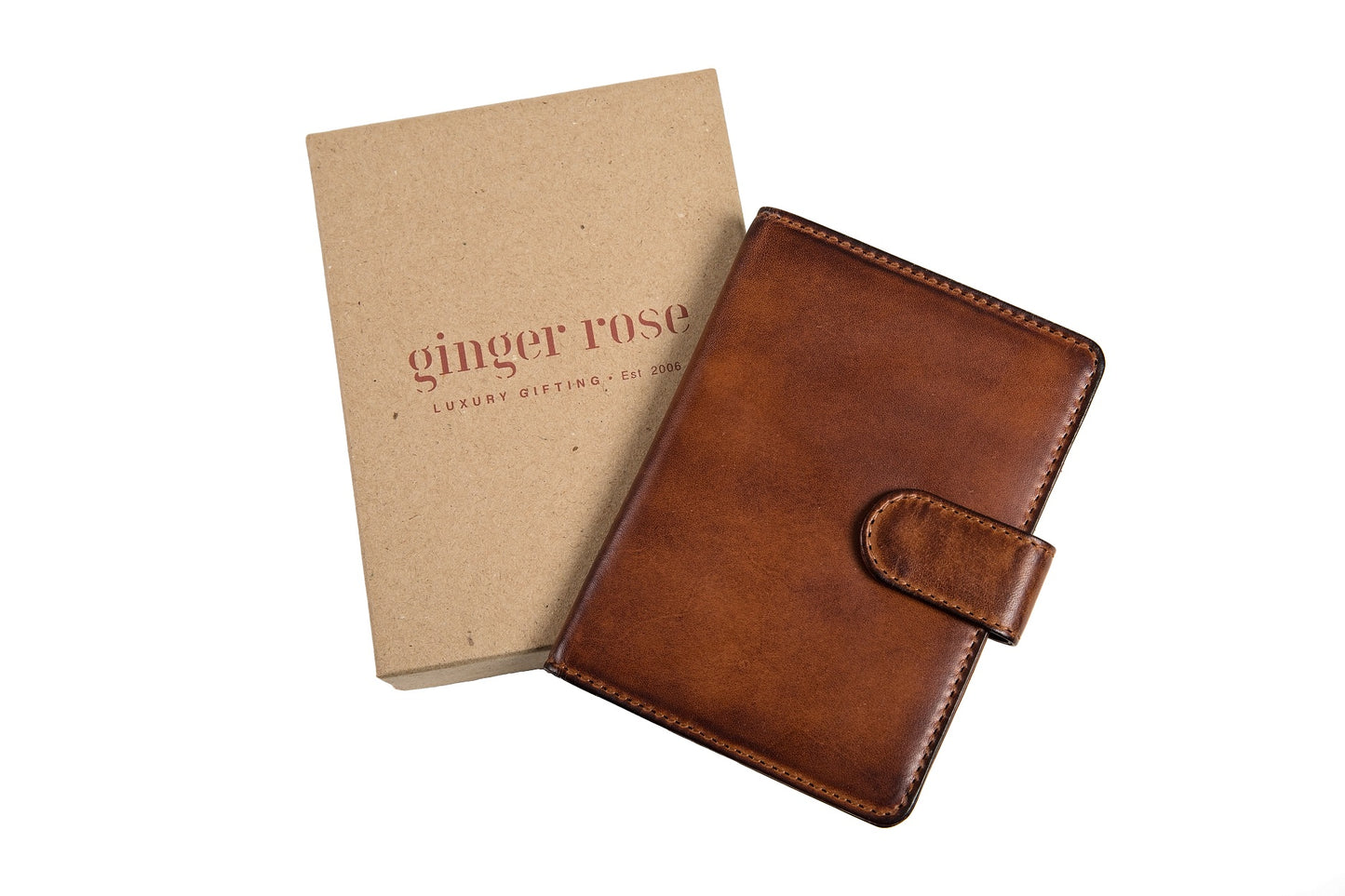 Monogram Leather Passport Wallet