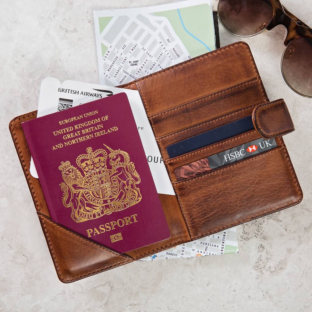 Leather Passport Wallet
