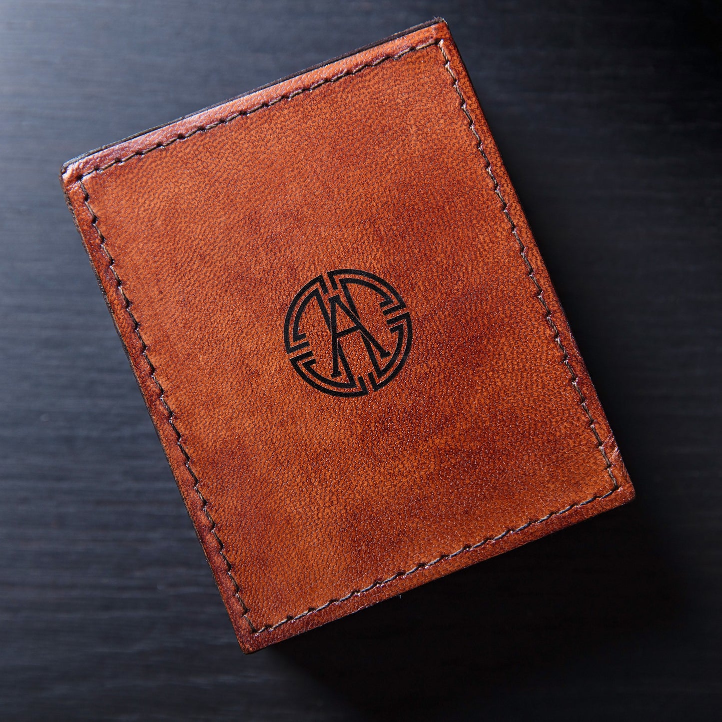 Monogram Leather Playing Cards Gift Box