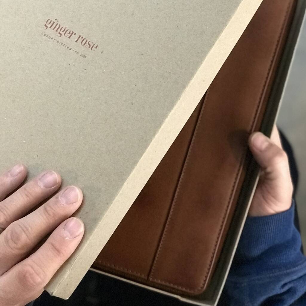 Monogram Leather Portfolio