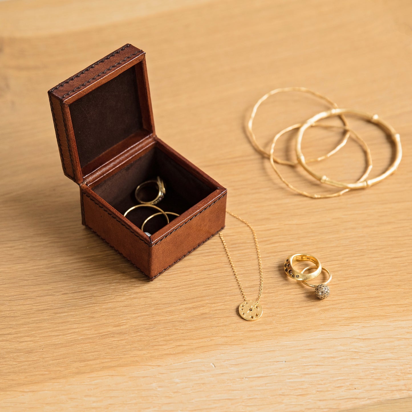 Leather Ring Box