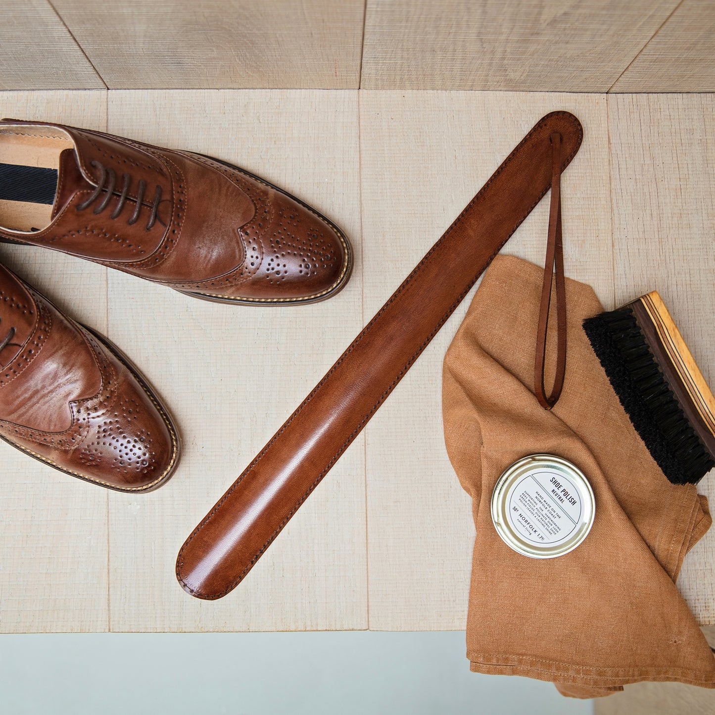 Leather Shoe Horn