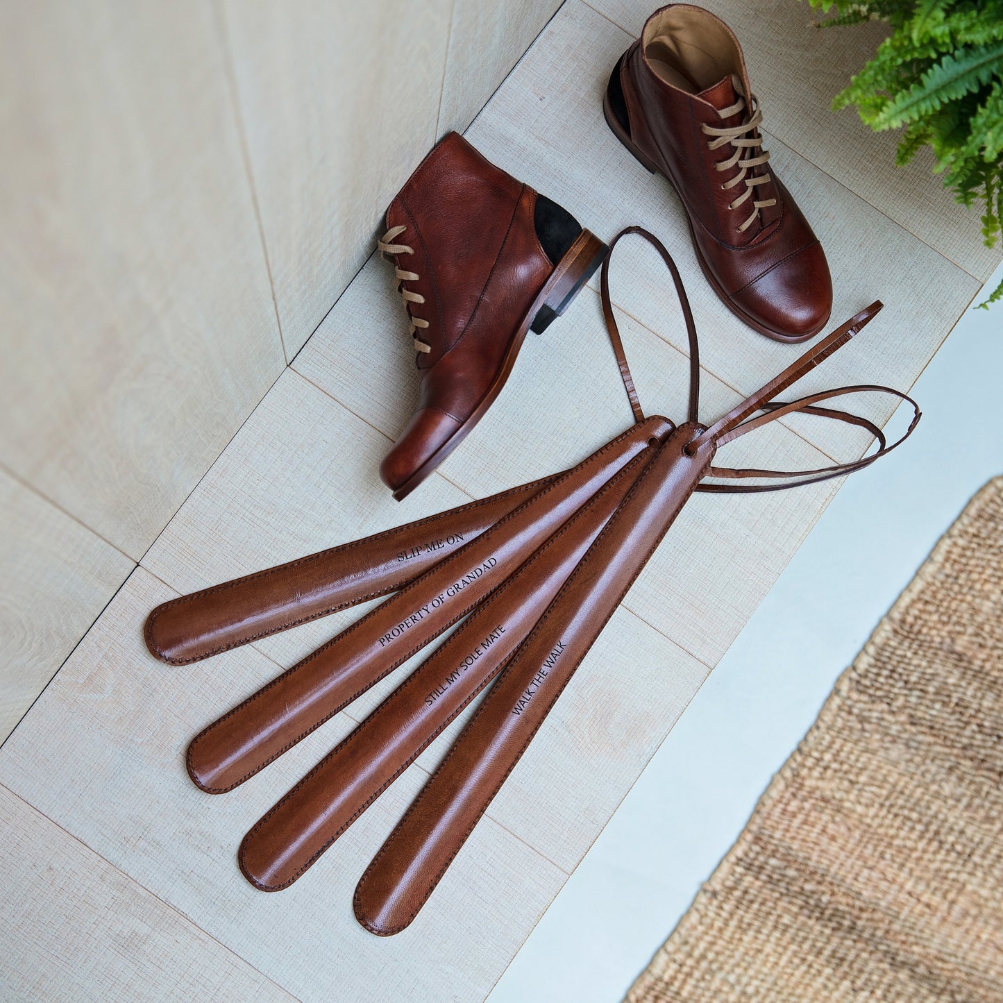 Leather Shoe Horn