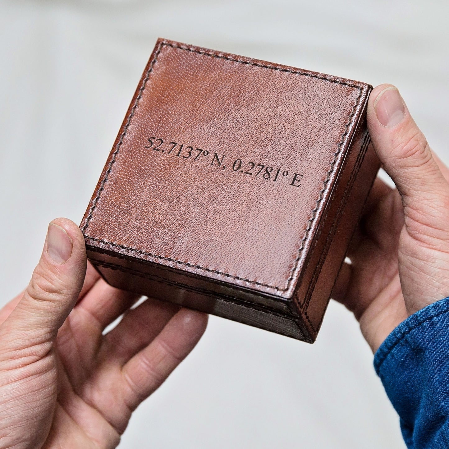 Leather Watch Box Large