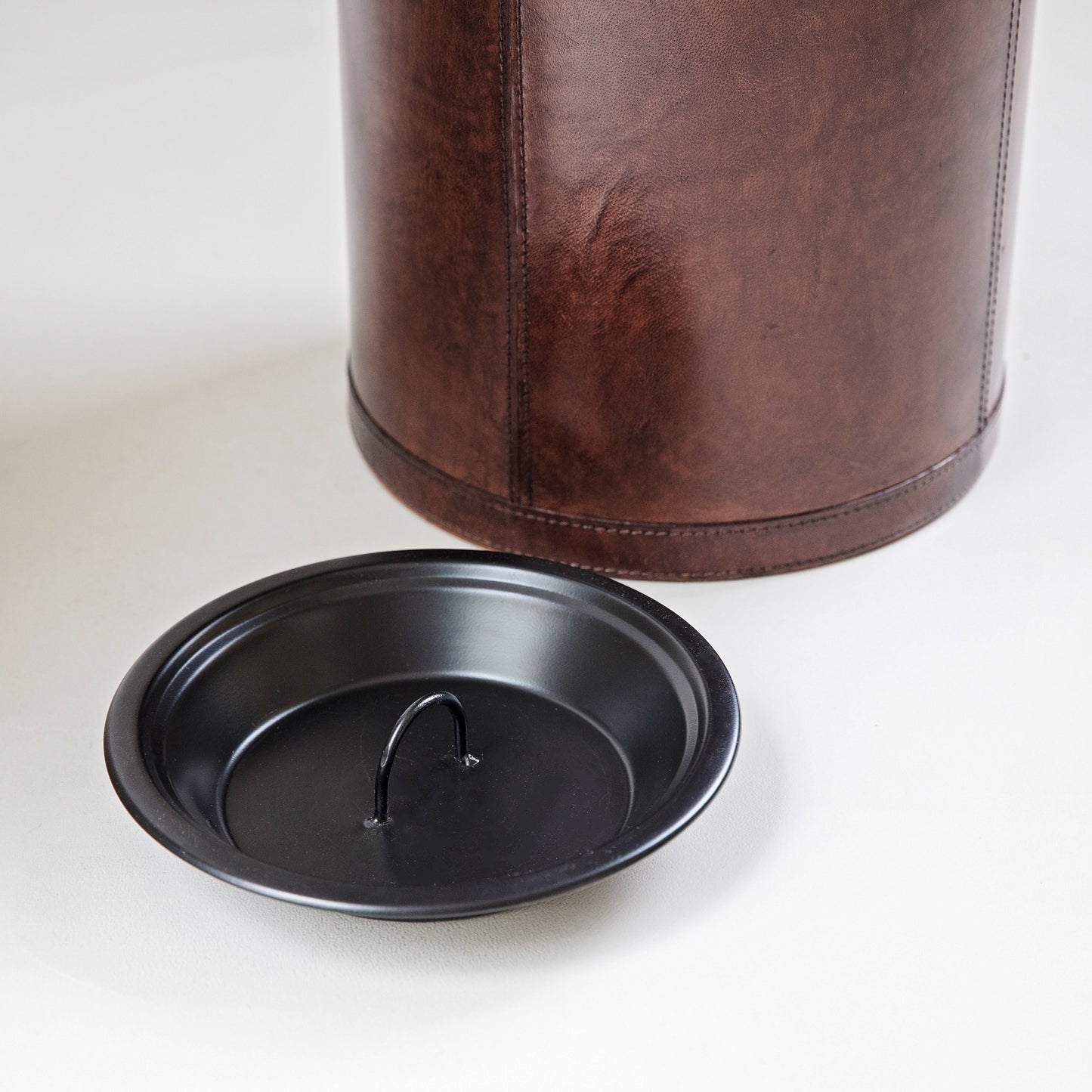 Leather Umbrella Stand - Tan