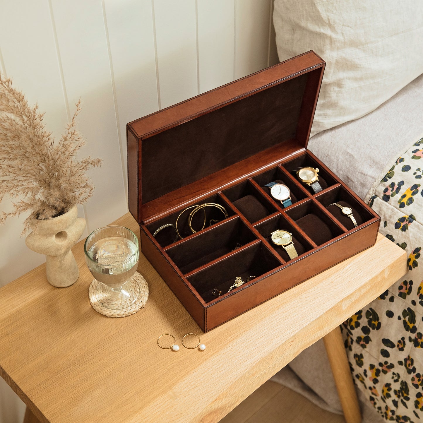 Women's Personalised Watch And Jewellery Box