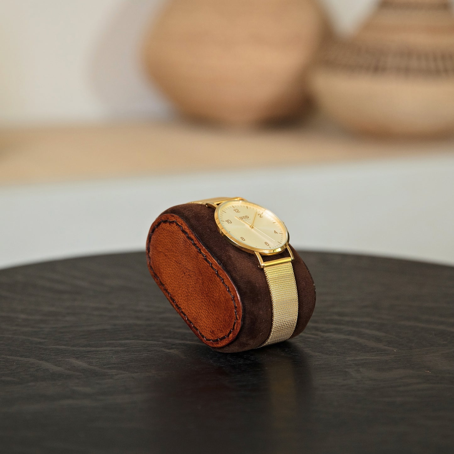 Men's Leather Watch Box - Deluxe