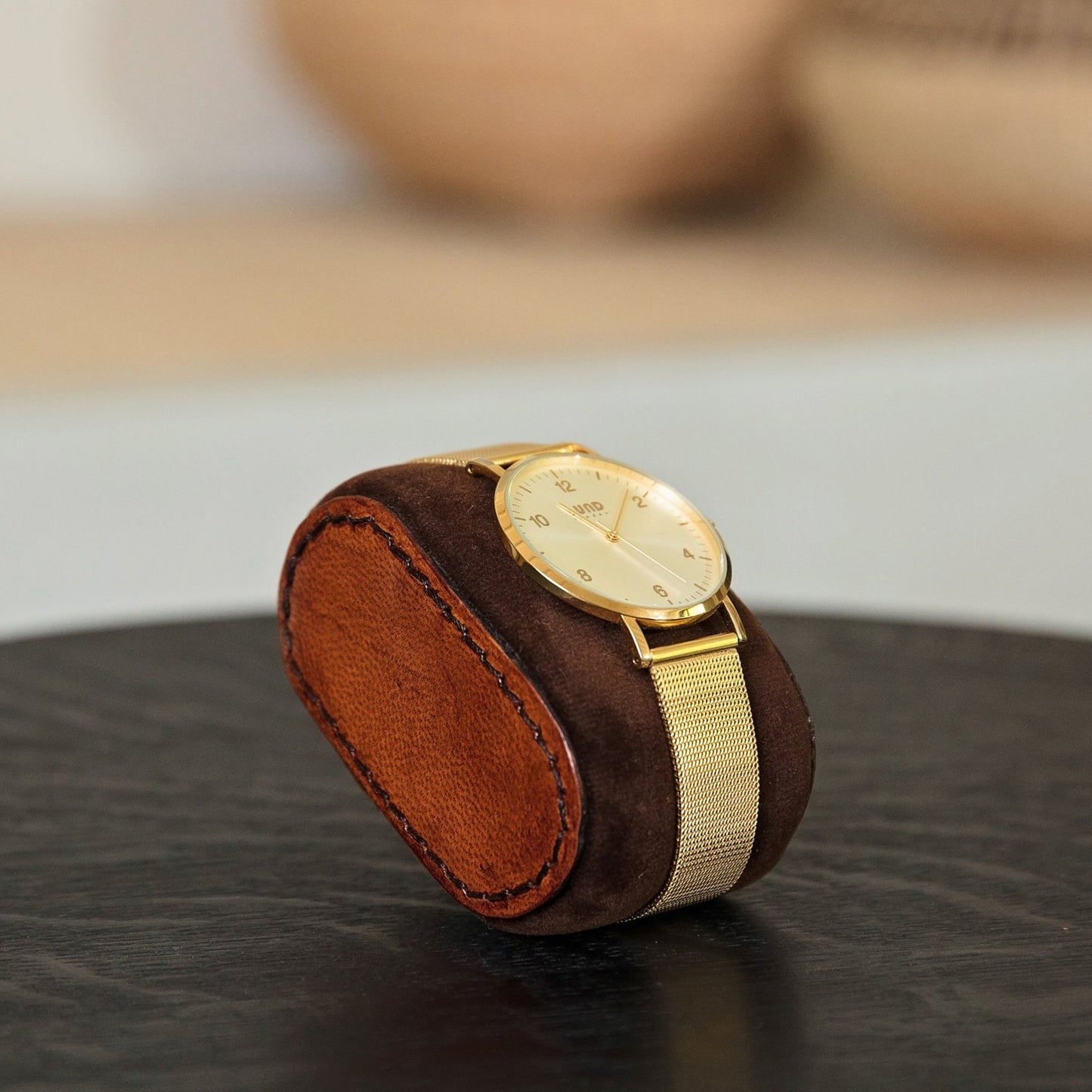 Men's Leather Watch Box - Single