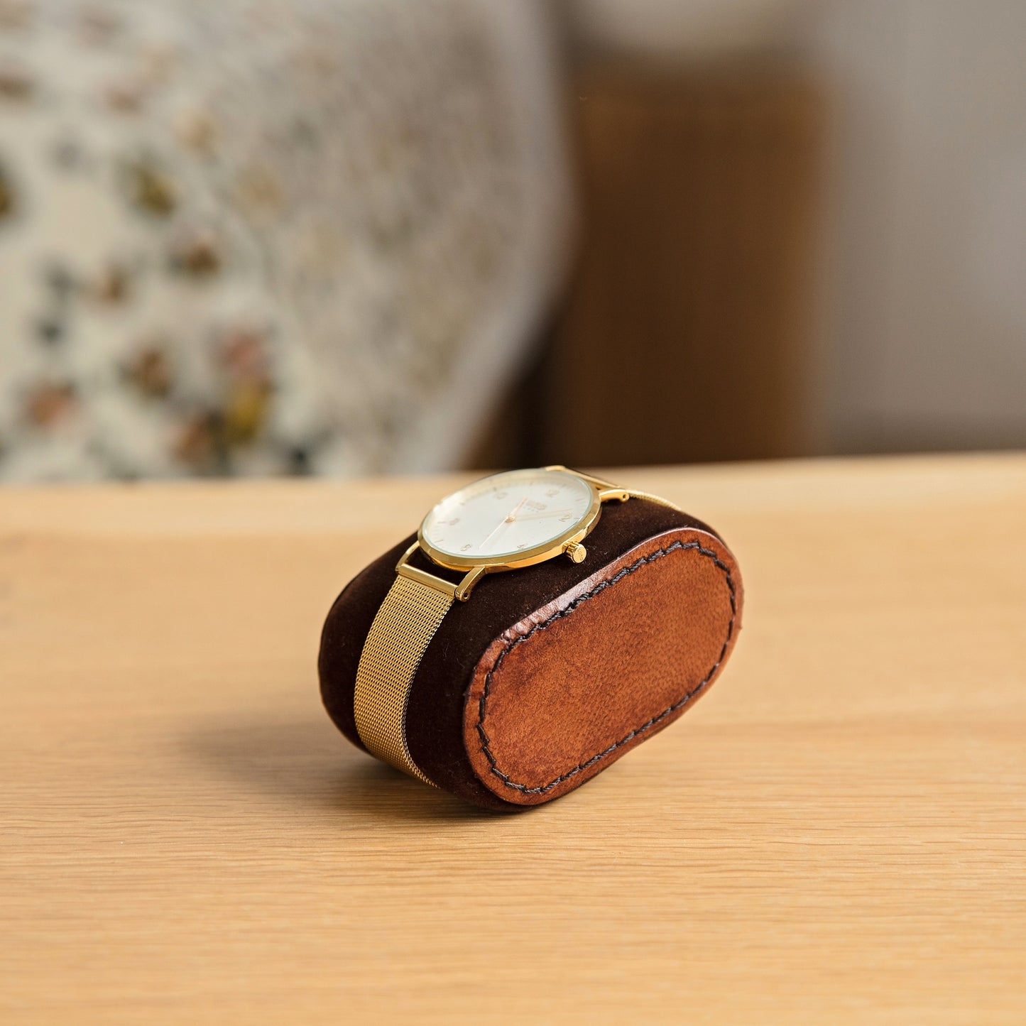 Leather Watch Pillow
