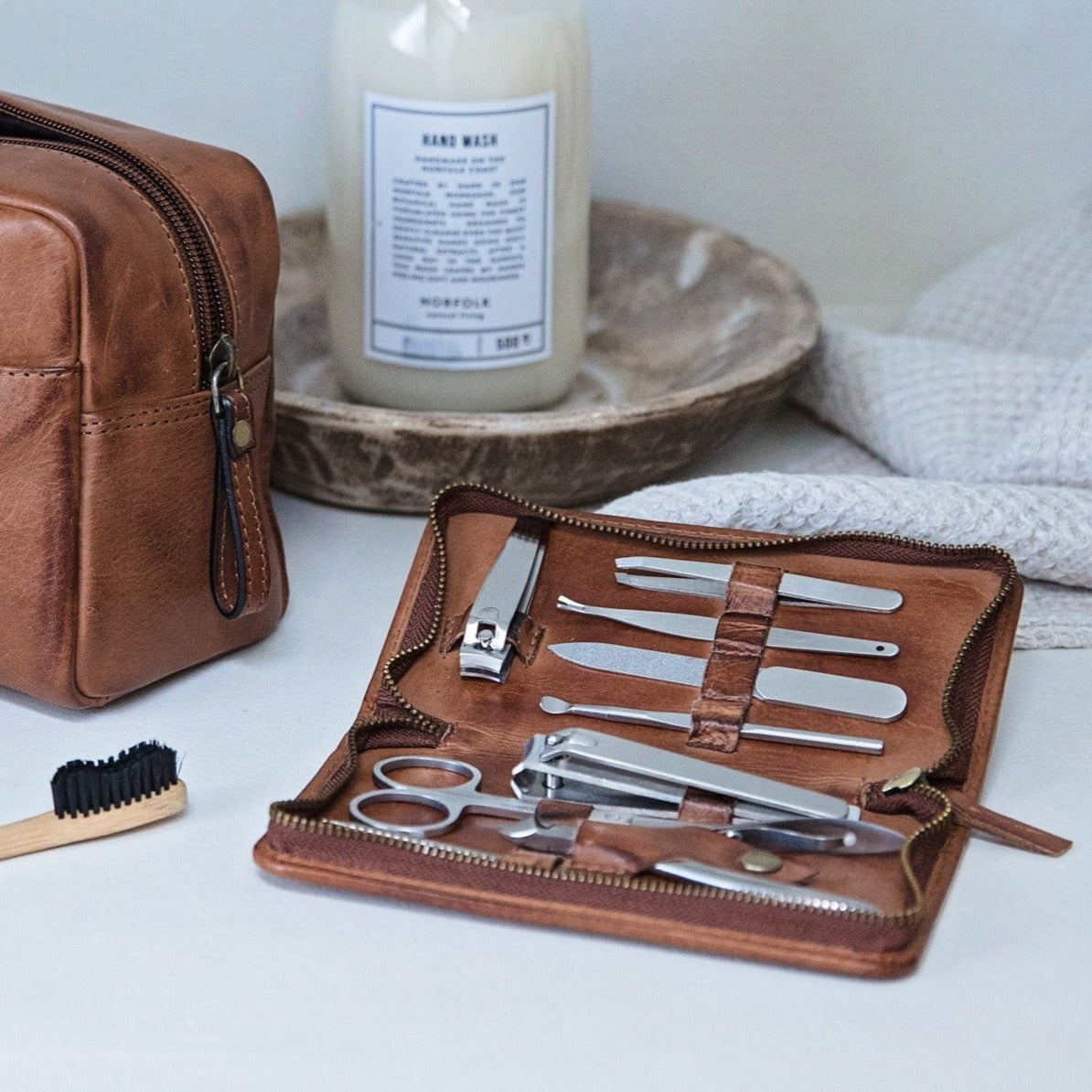 Leather Manicure Set
