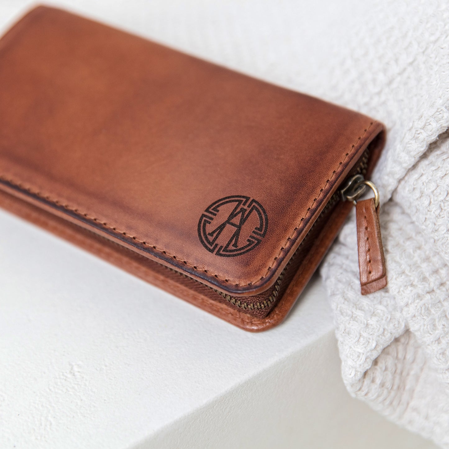 Monogram Leather Manicure Set