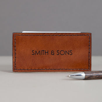 Leather Desk Set Mini - Brown