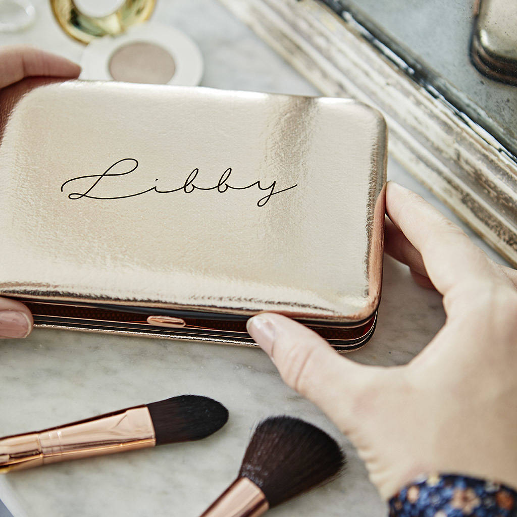 Make Up Brush Kit - Rose Gold
