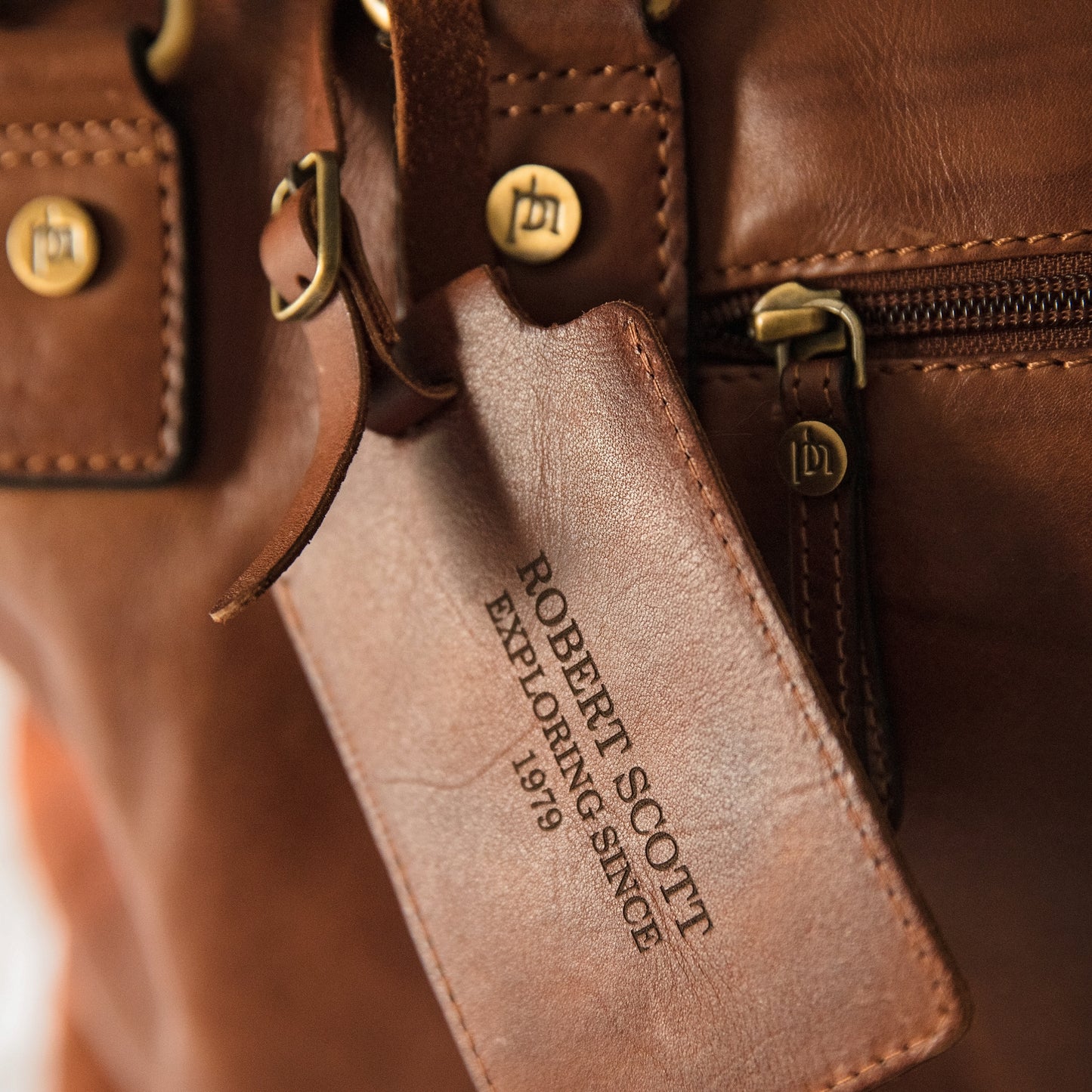 Leather Weekend Bag Set