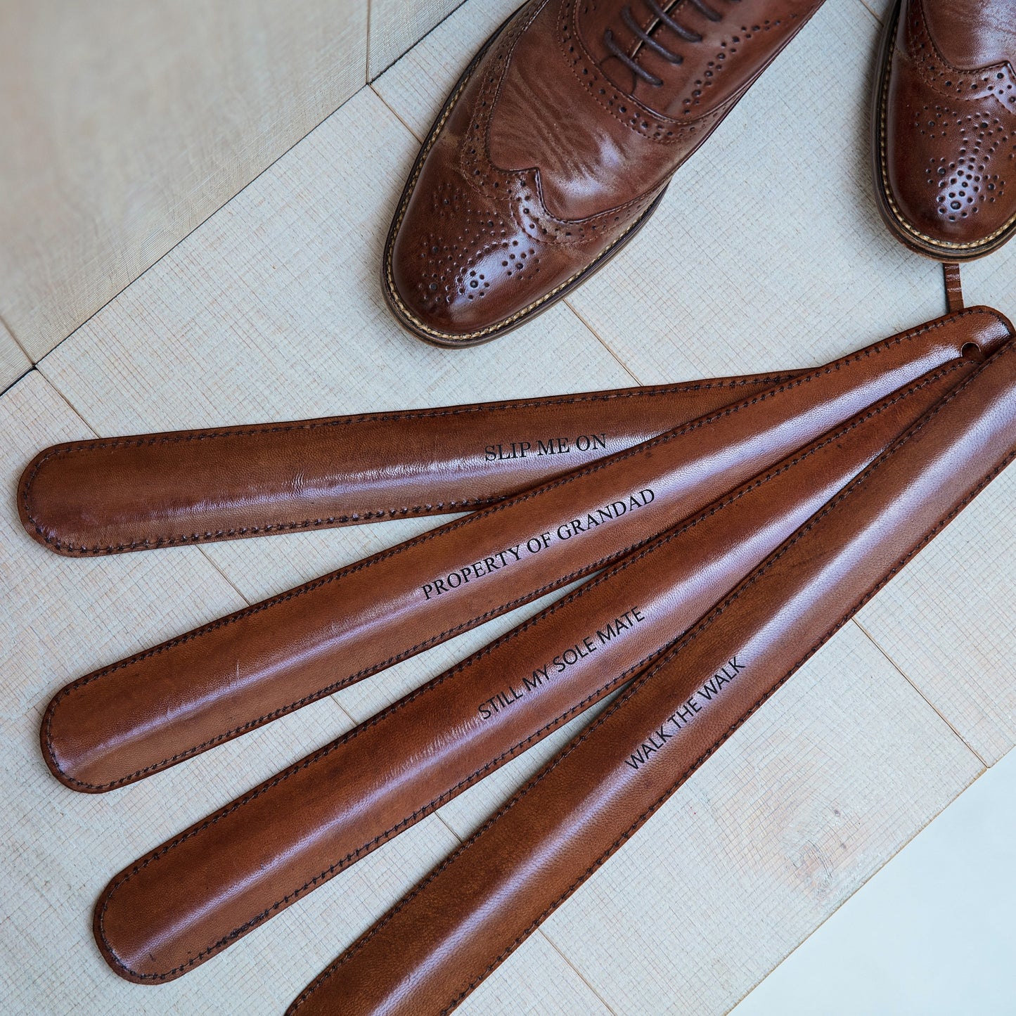 Leather Shoe Horn