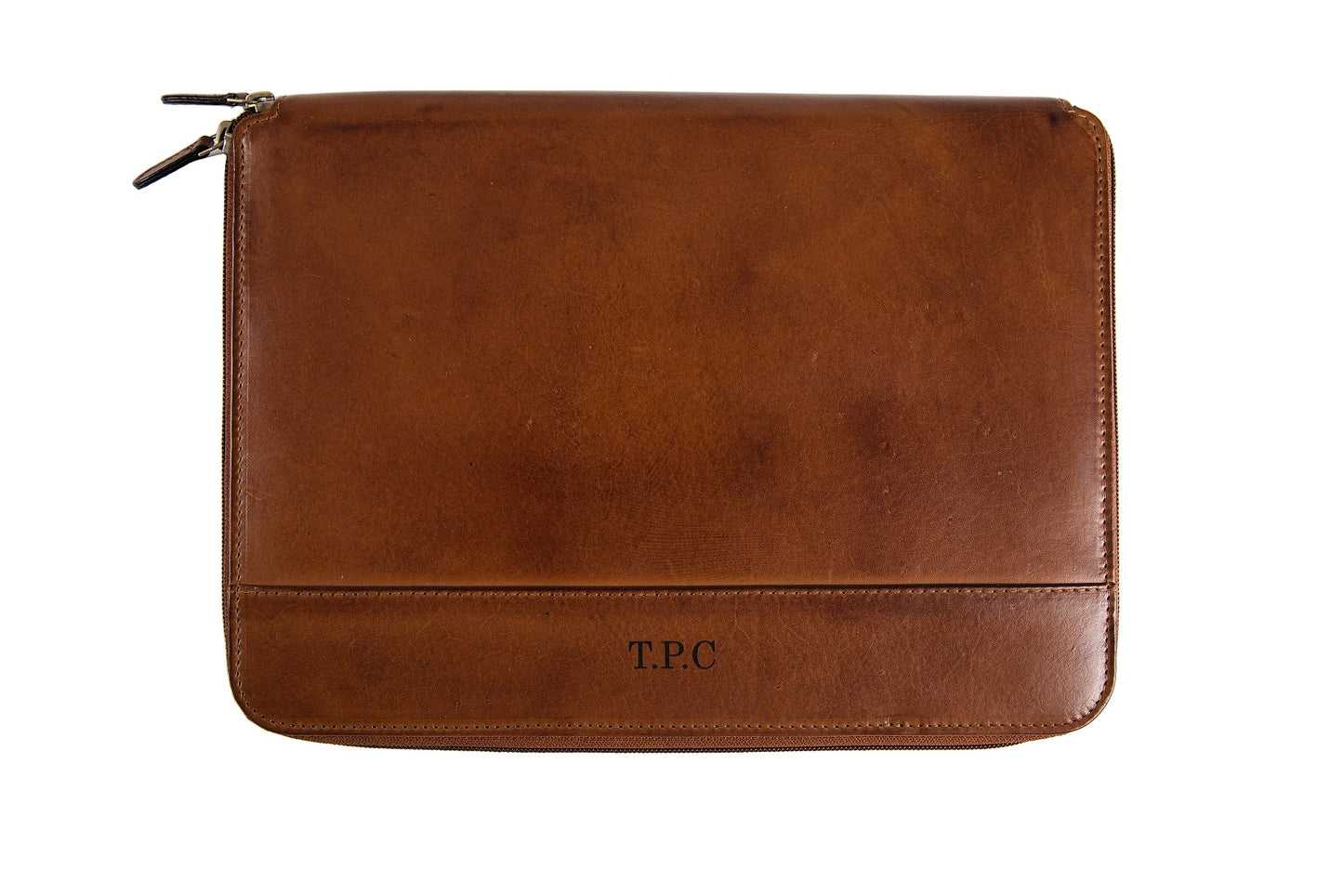 Monogram Leather Portfolio