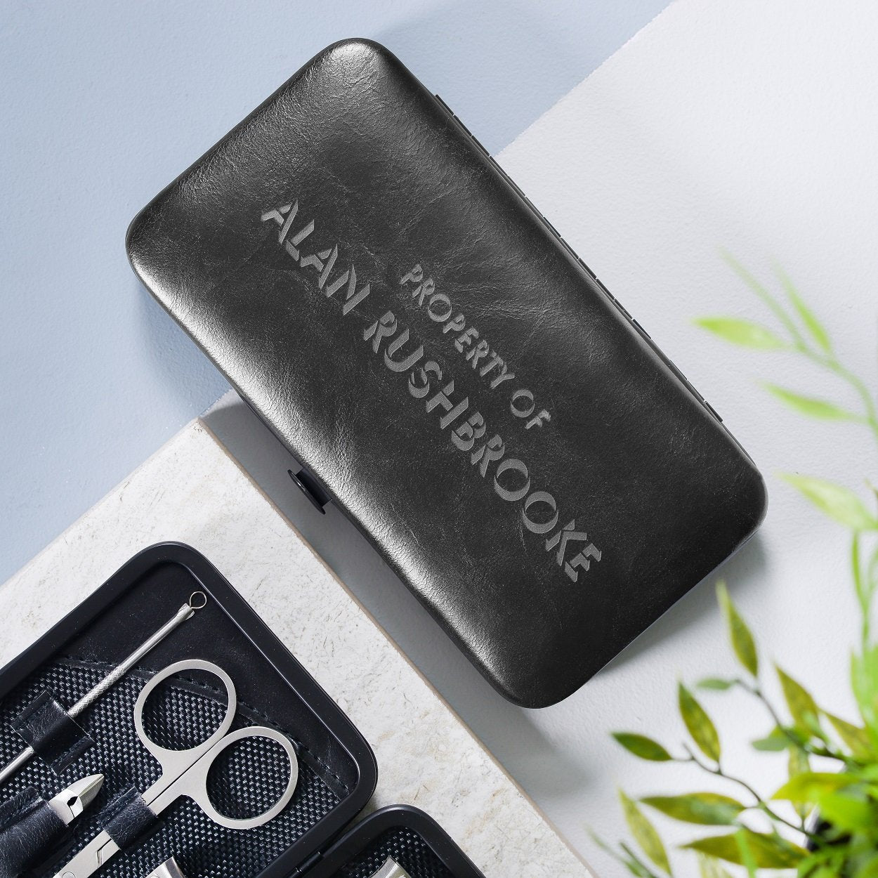 Personalised Manicure Kit - black