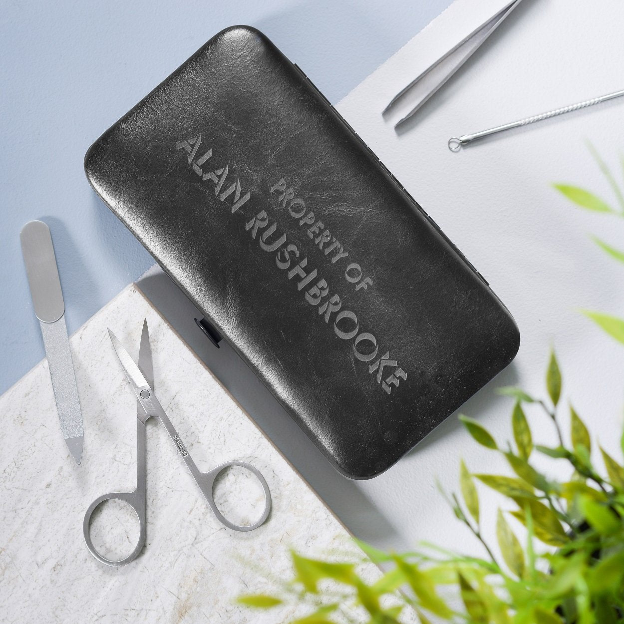 Personalised Manicure Kit - black