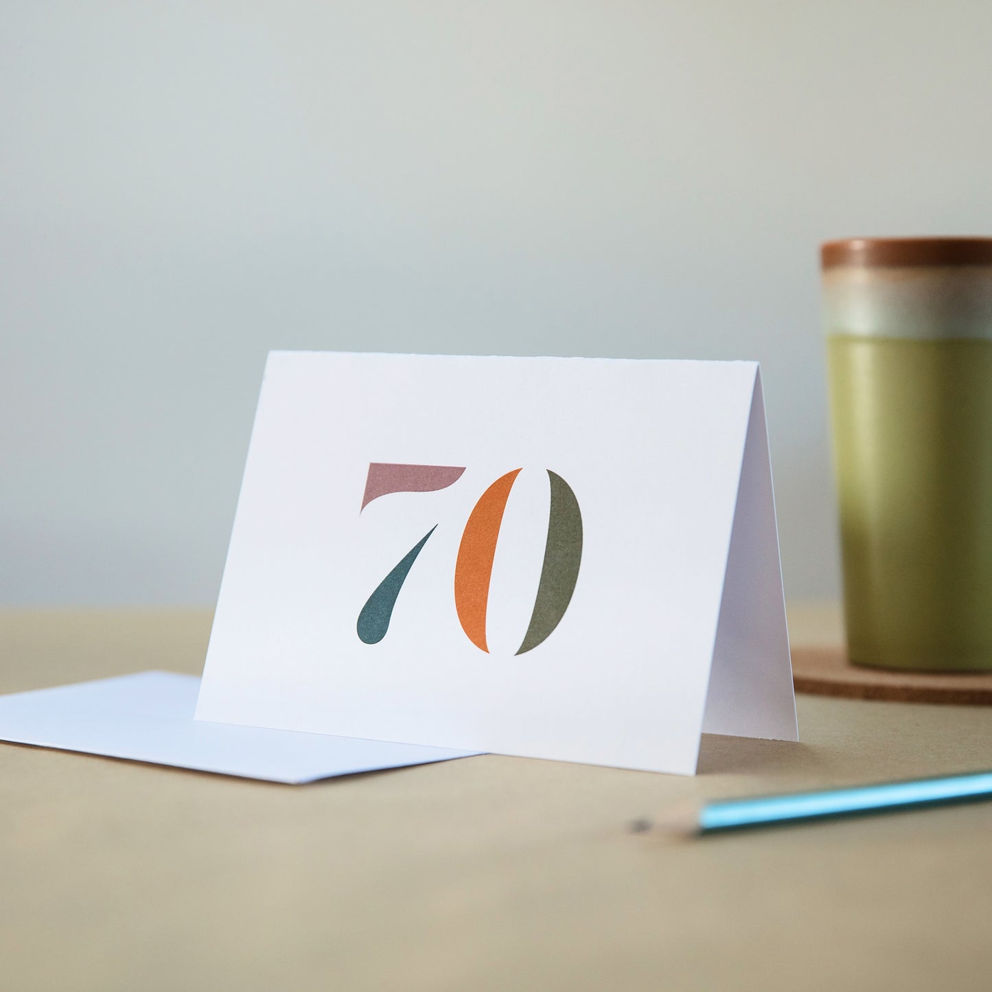 70th Birthday Card