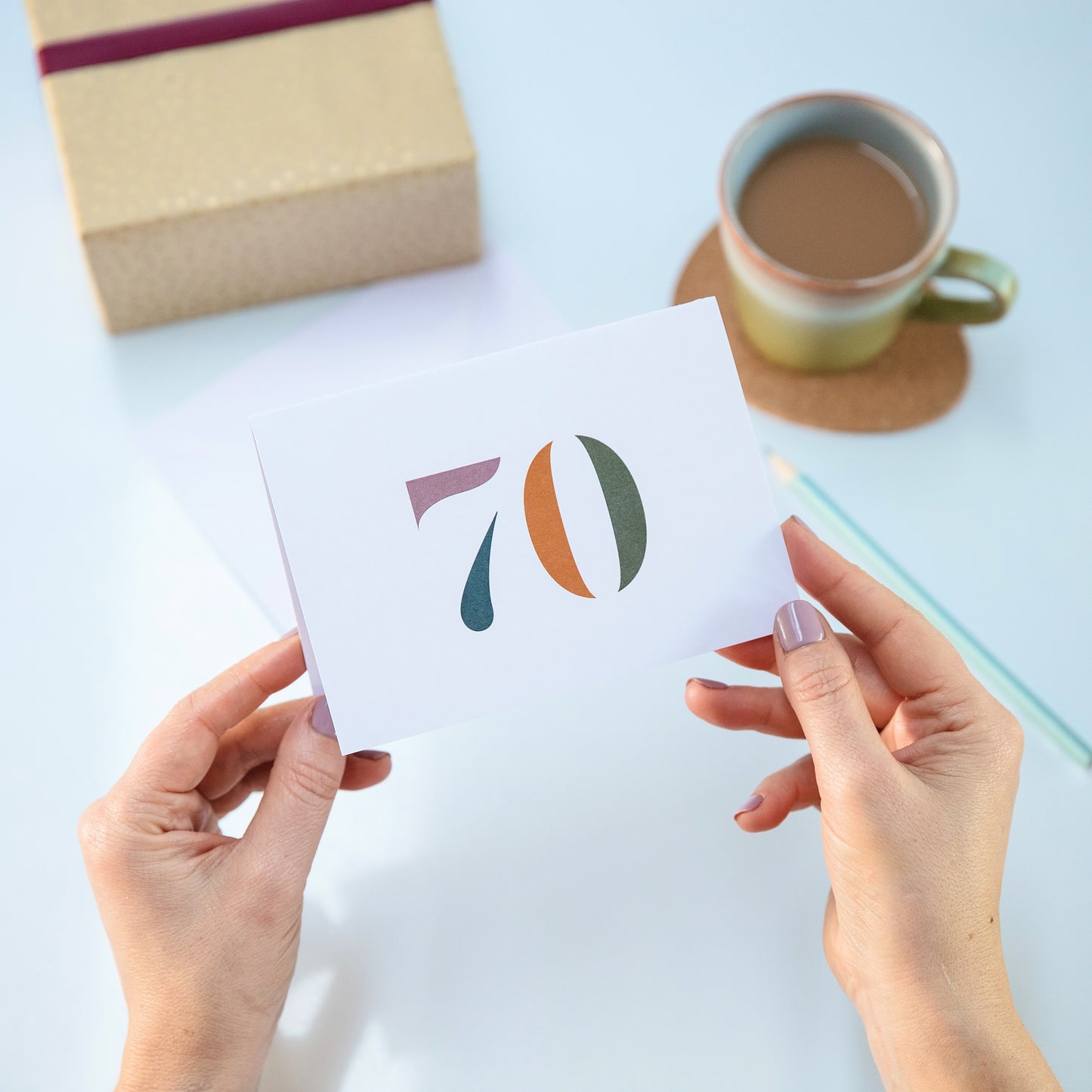 70th Birthday Card