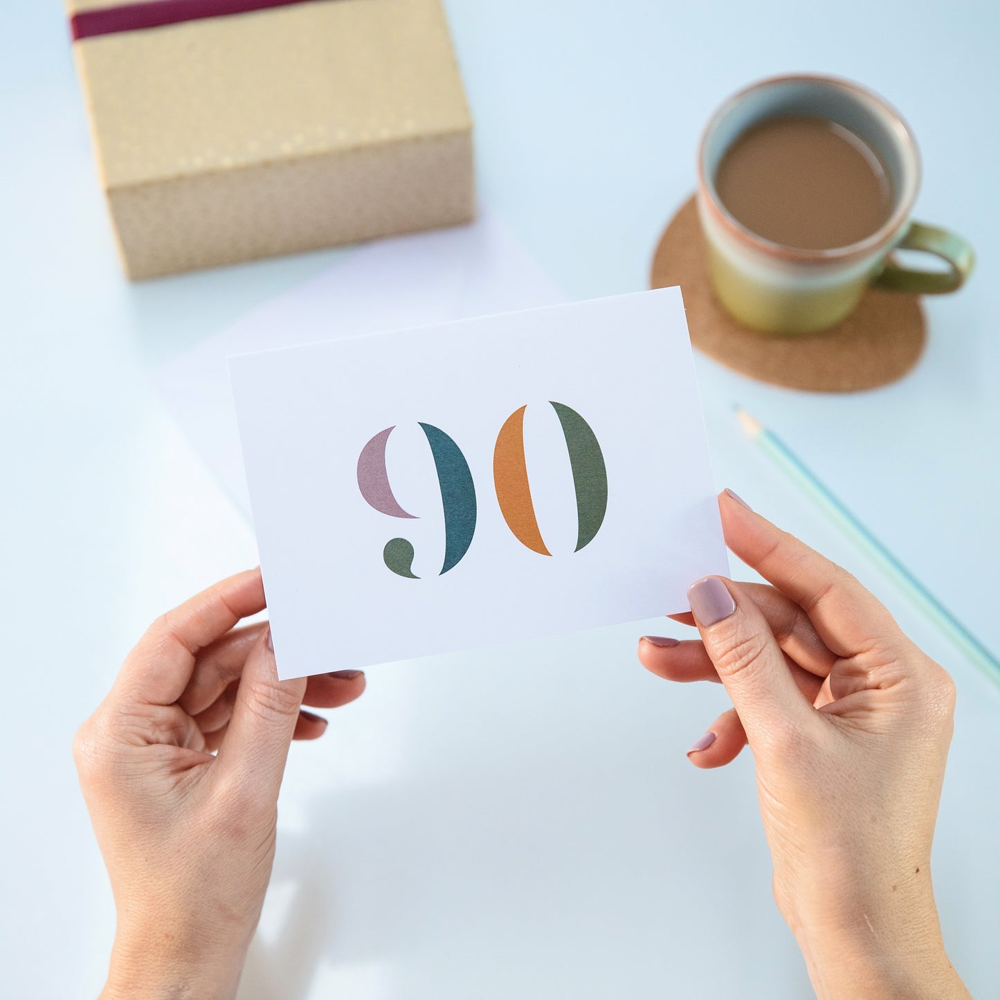 90th Birthday Card
