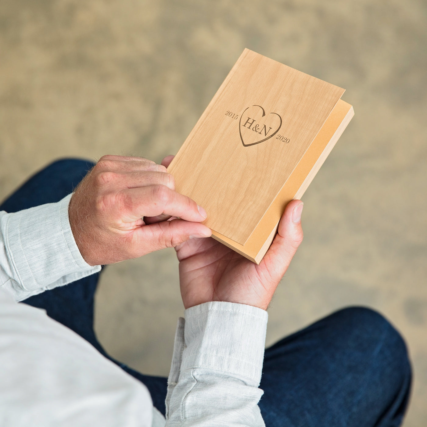 Personalised Paper Notebook - 1st Anniversary Gift