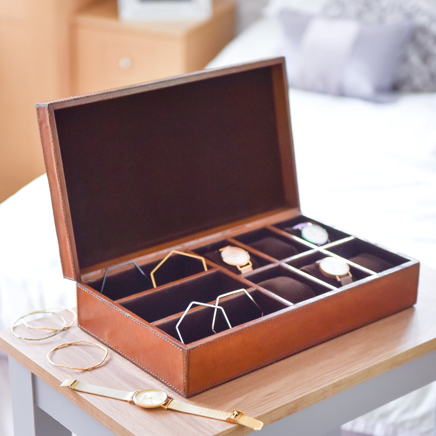 Women's Personalised Watch And Jewellery Box
