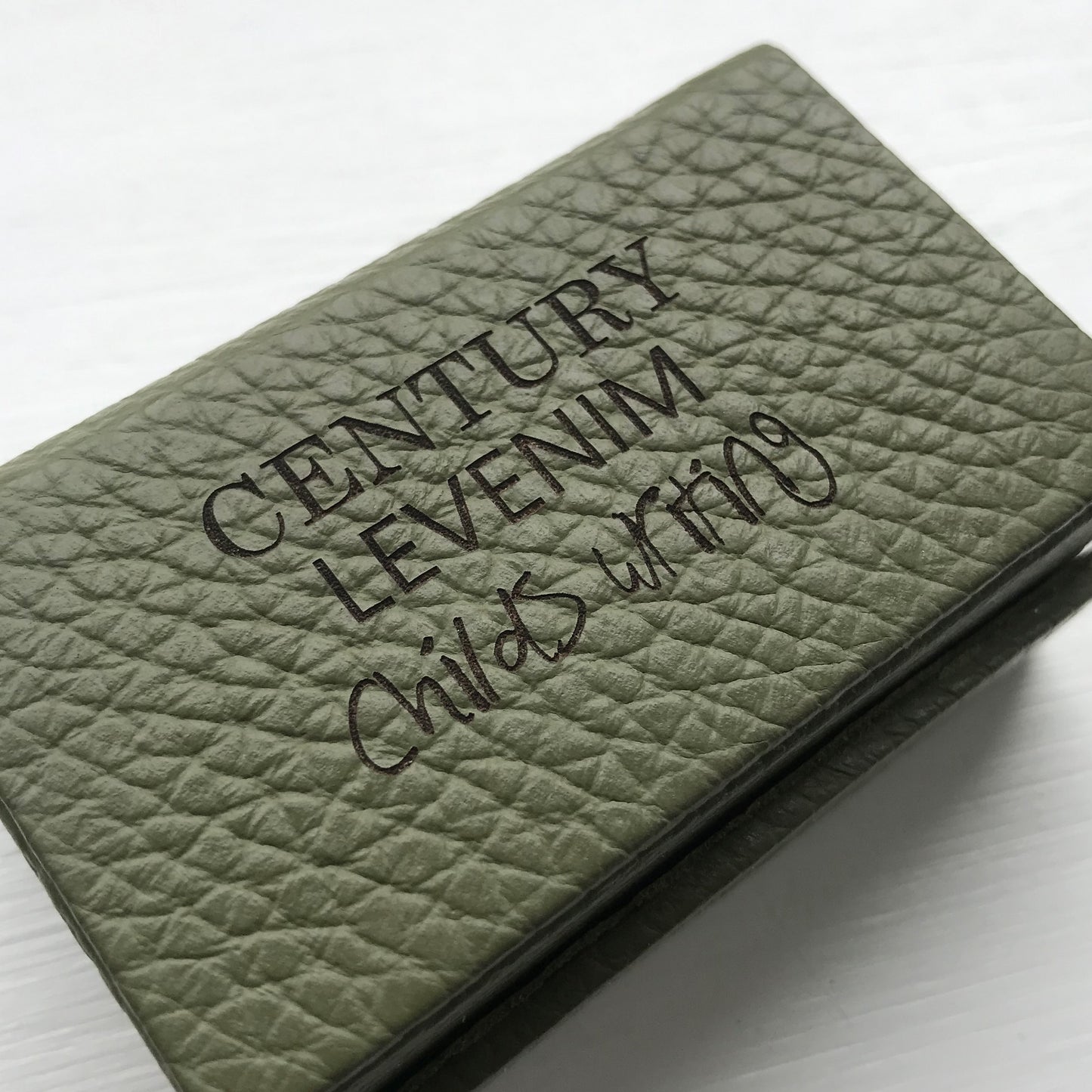 Leather Travel Case - Green