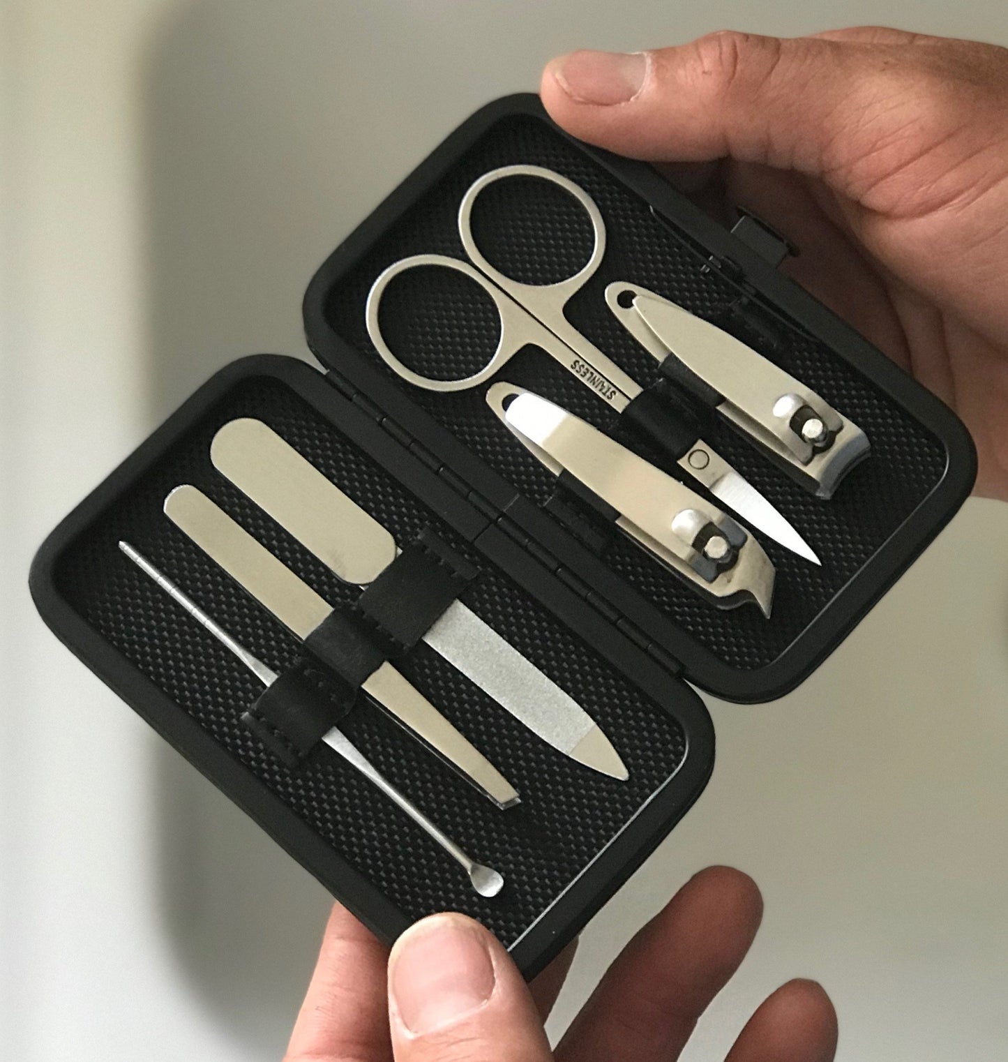 Personalised Manicure Kit - Black, mini
