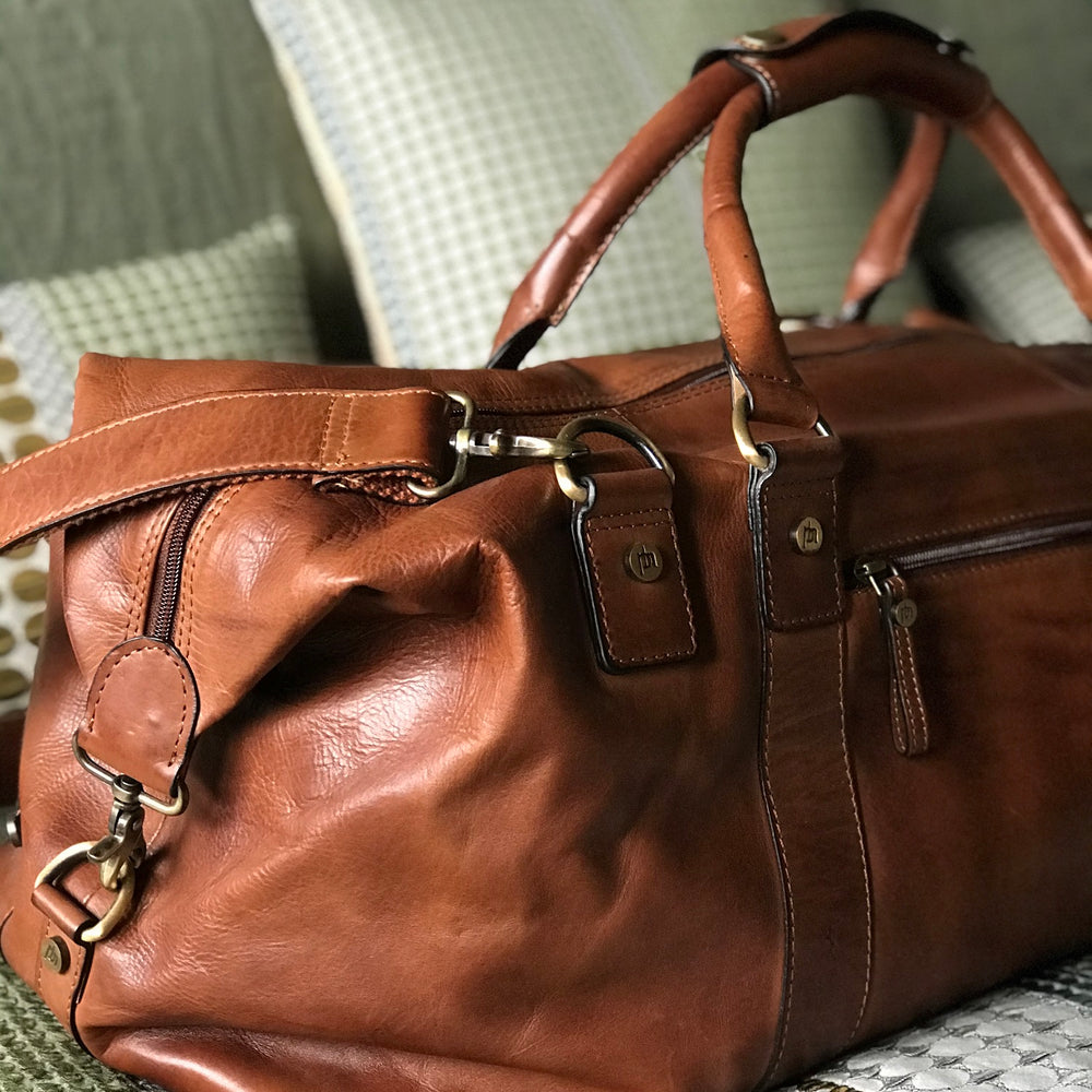 
                  
                    Luxury Leather Weekend Bag
                  
                