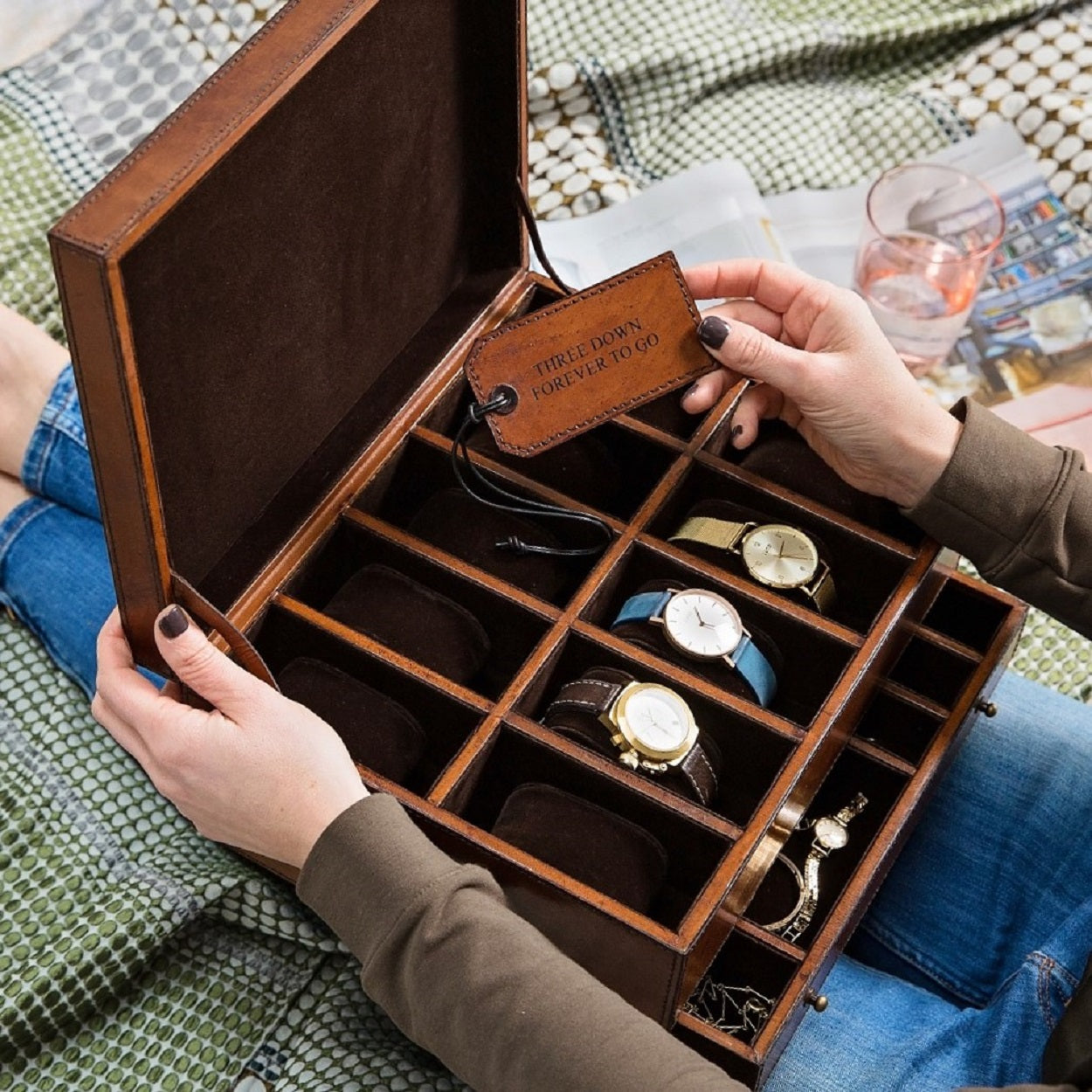 Women's Jewellery & Watch Box - Large