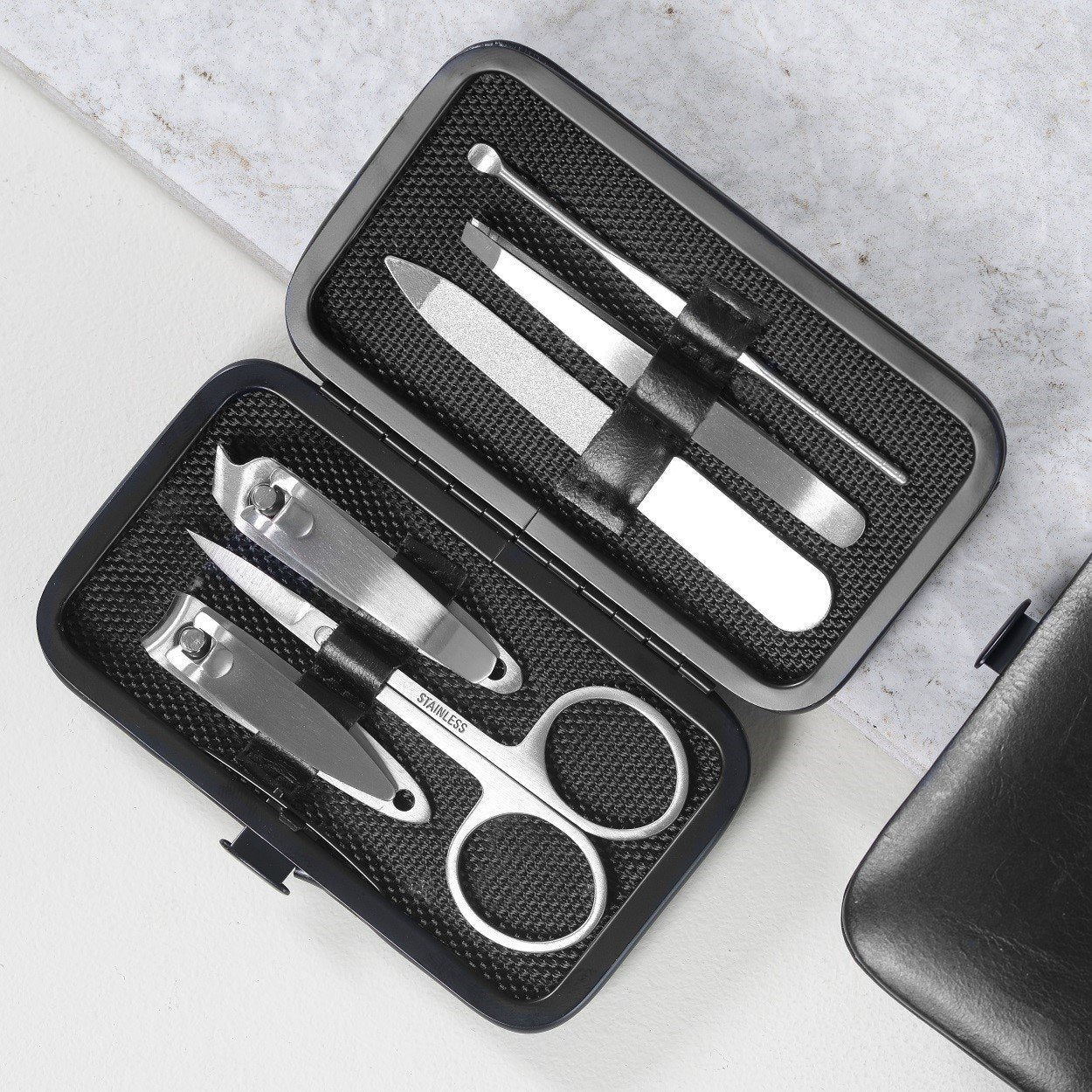 Personalised Manicure Kit - Black, mini