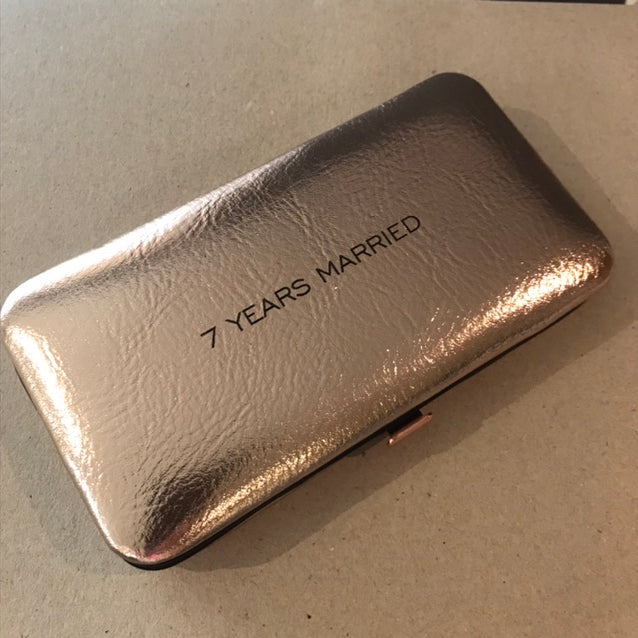Personalised Make Up Brush Kit - Copper
